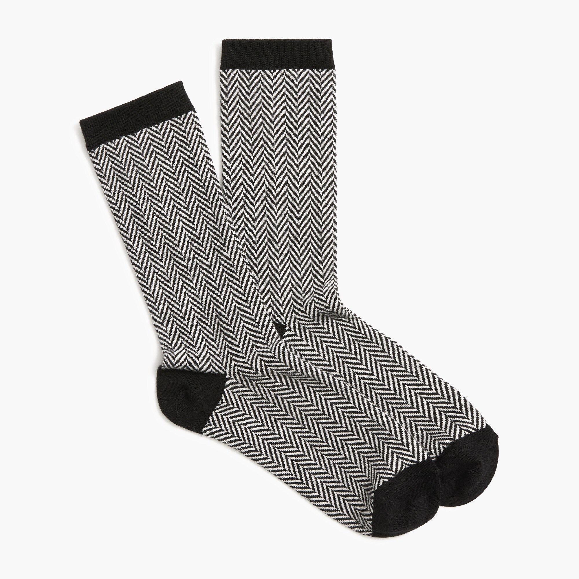Herringbone trouser socks