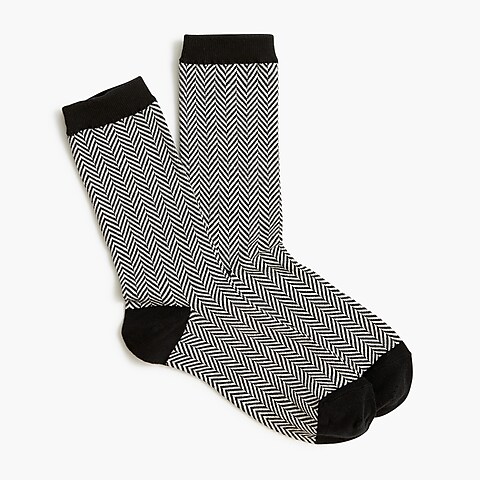 womens Herringbone trouser socks