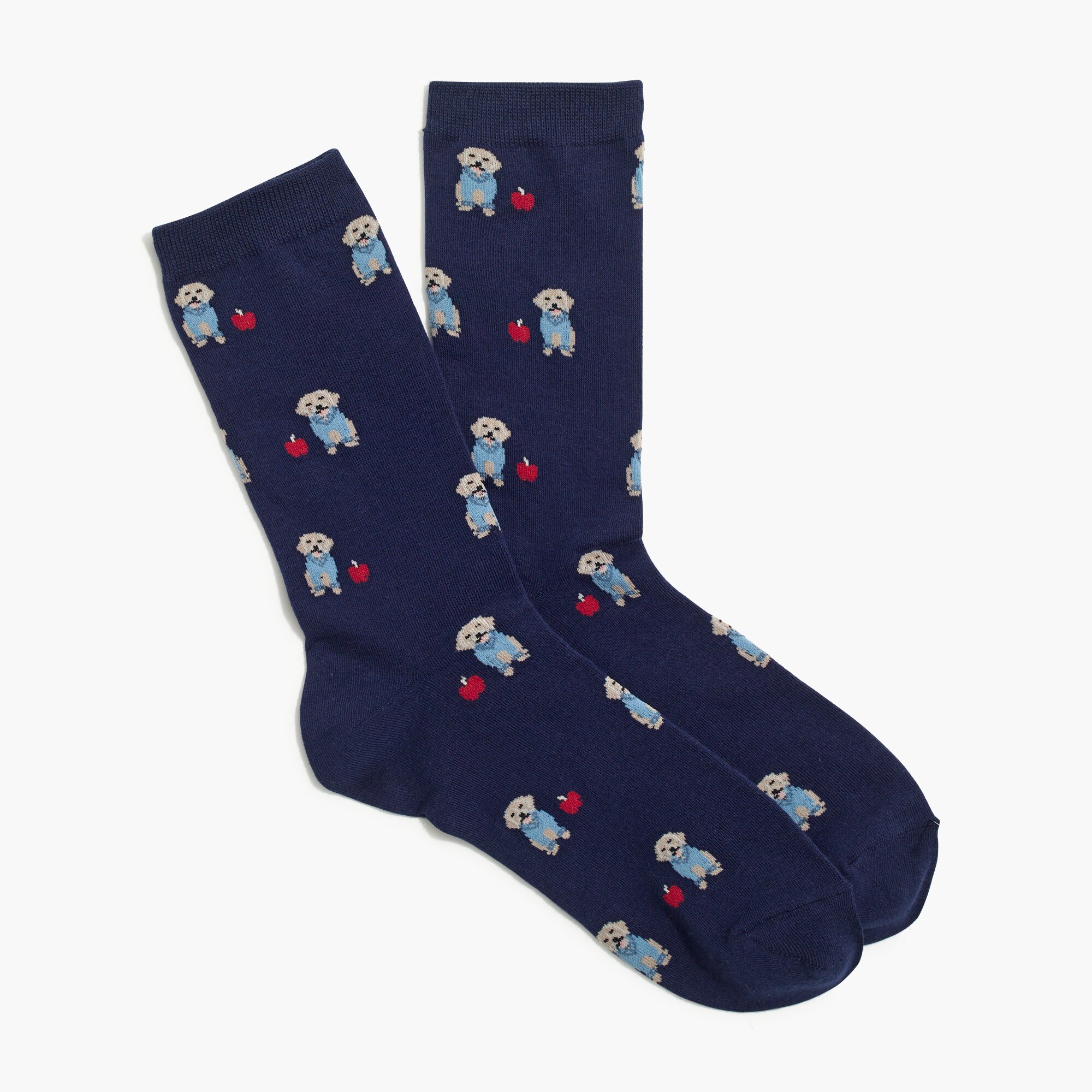 Scholarly dogs trouser socks