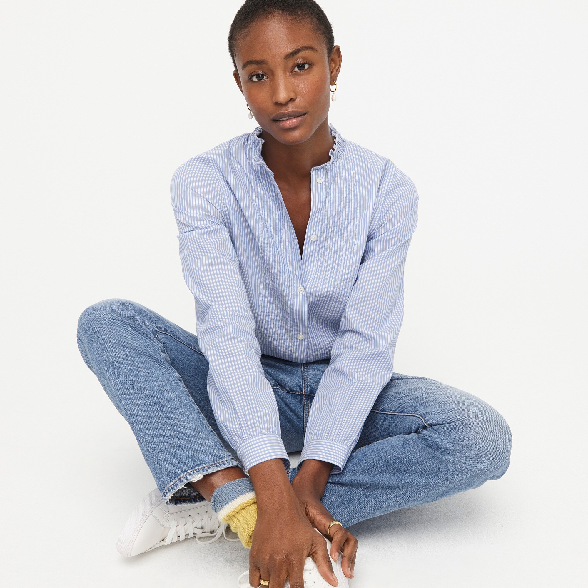 j crew tuxedo shirt