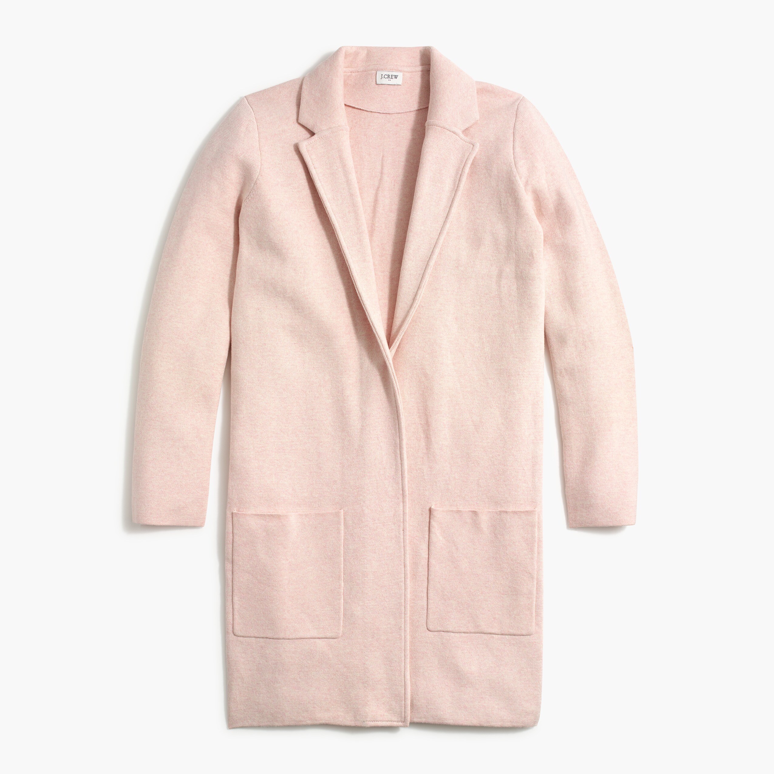 Long open sweater-jacket