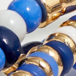 Beaded stretch bracelet set of 4 NAVY beaded stretch bracelet set of 4 for women