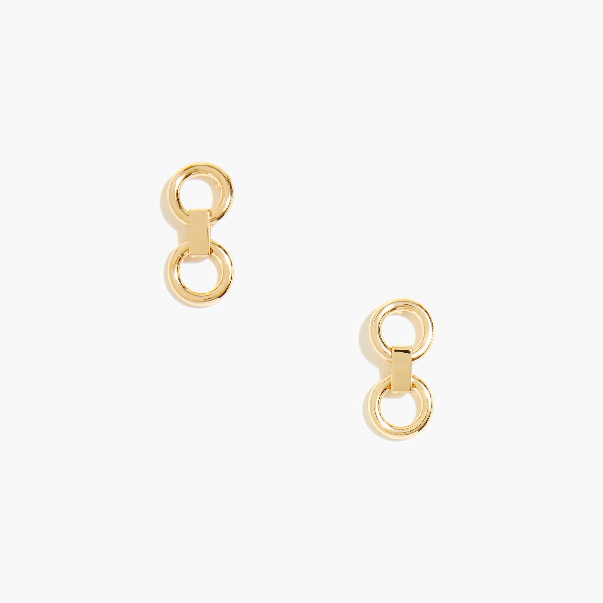 Chain link drop earrings