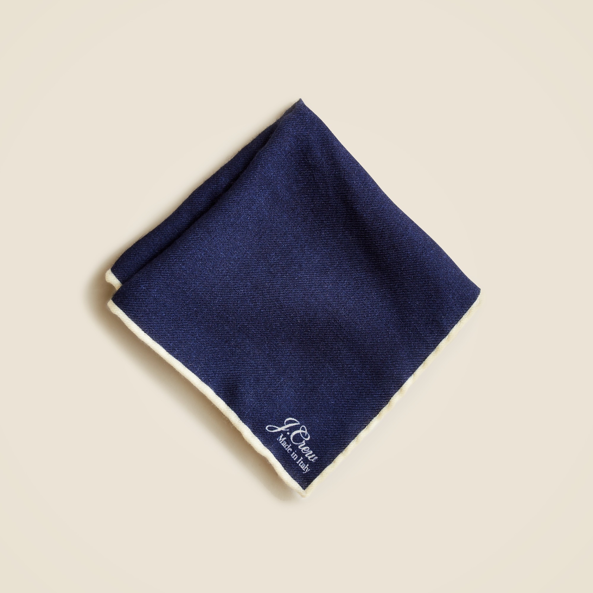 Italian wool pocket square