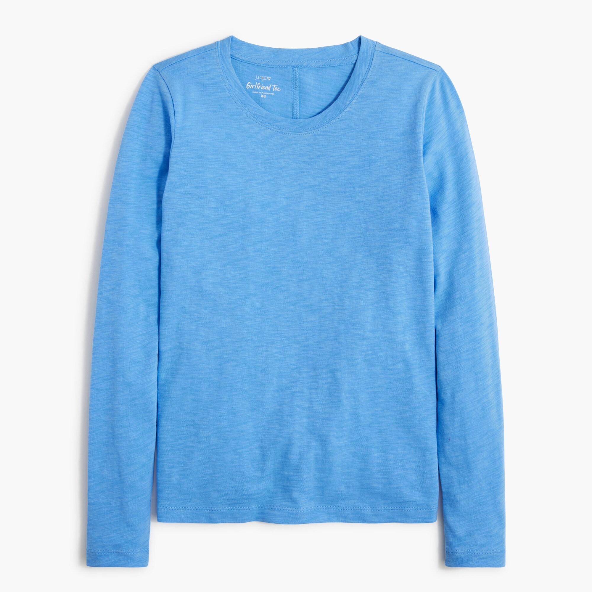  Long-sleeve crewneck girlfriend tee