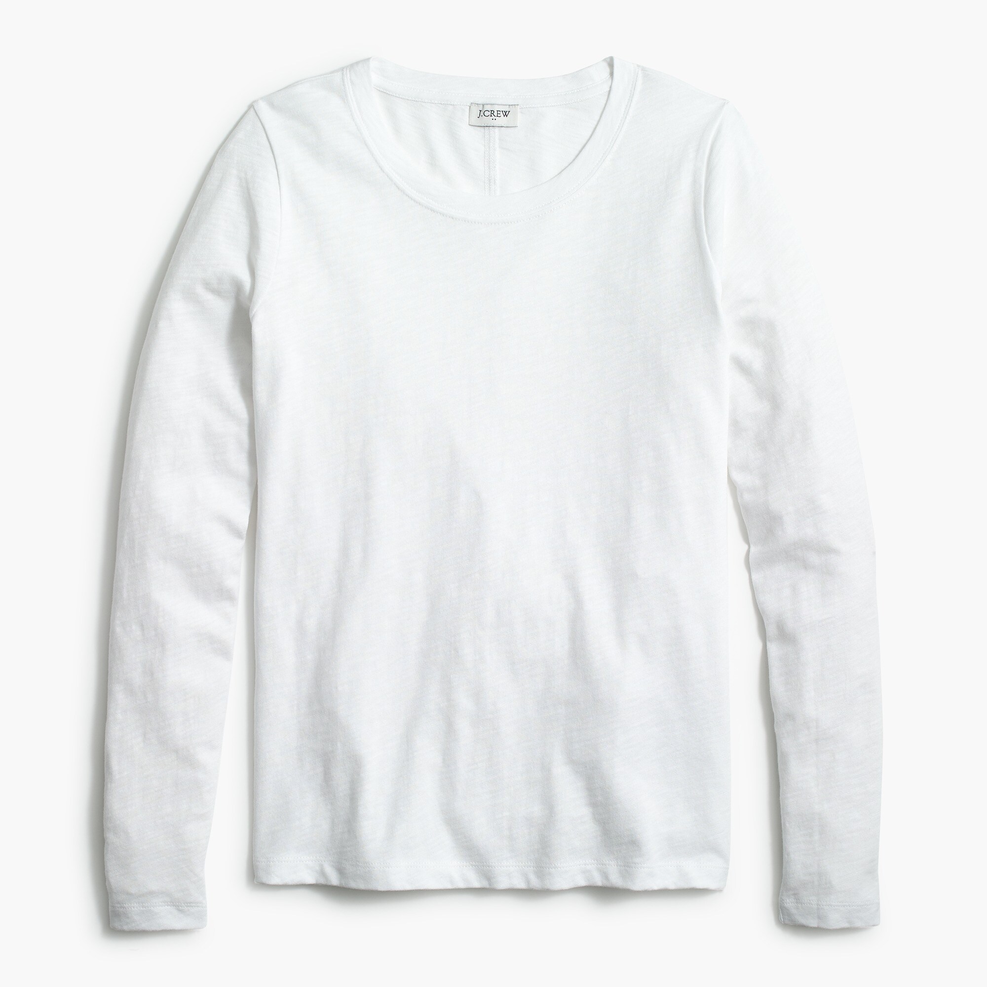  Long-sleeve crewneck girlfriend tee