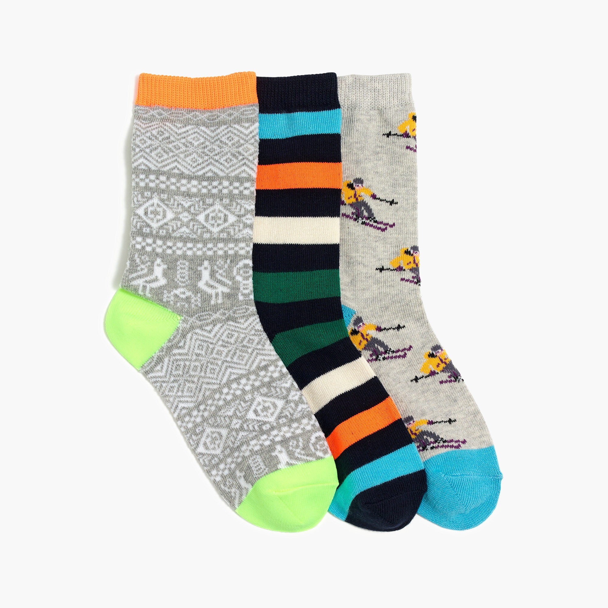 Boys' winter fun trouser socks three-pack