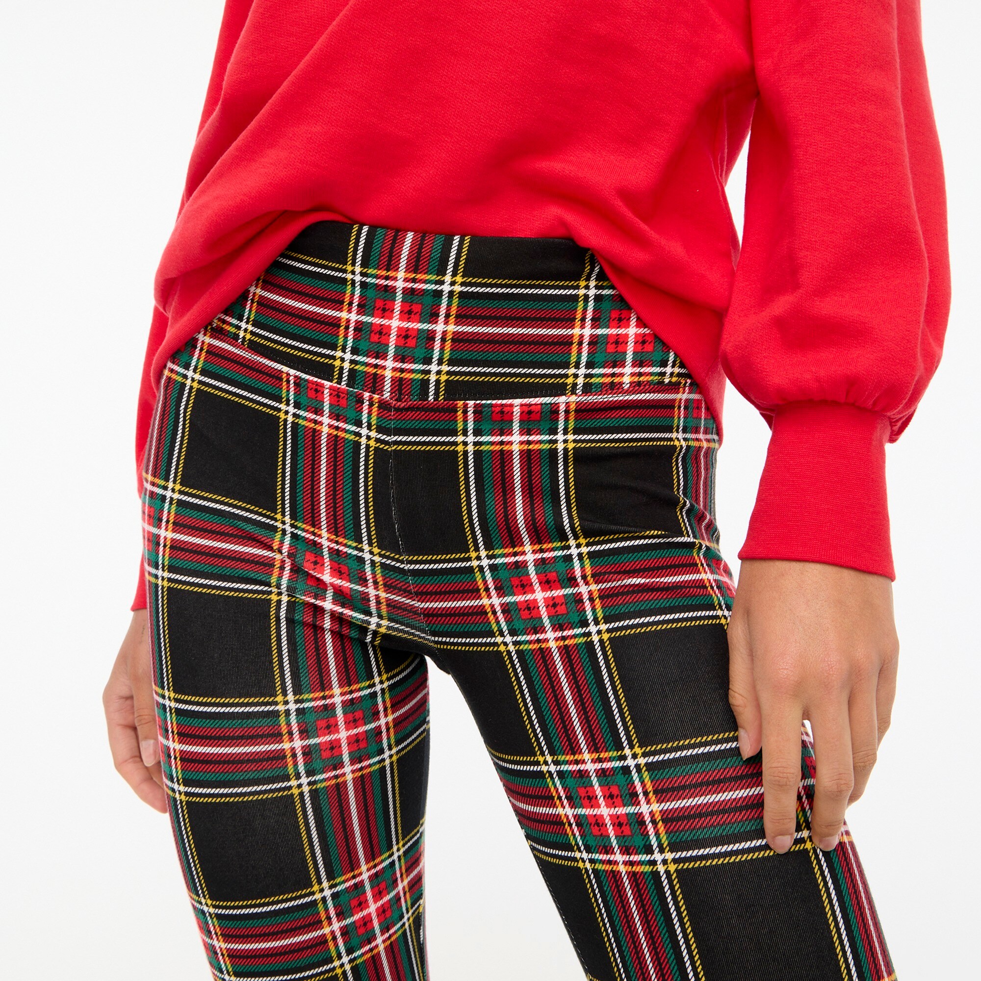 Holiday tartan leggings