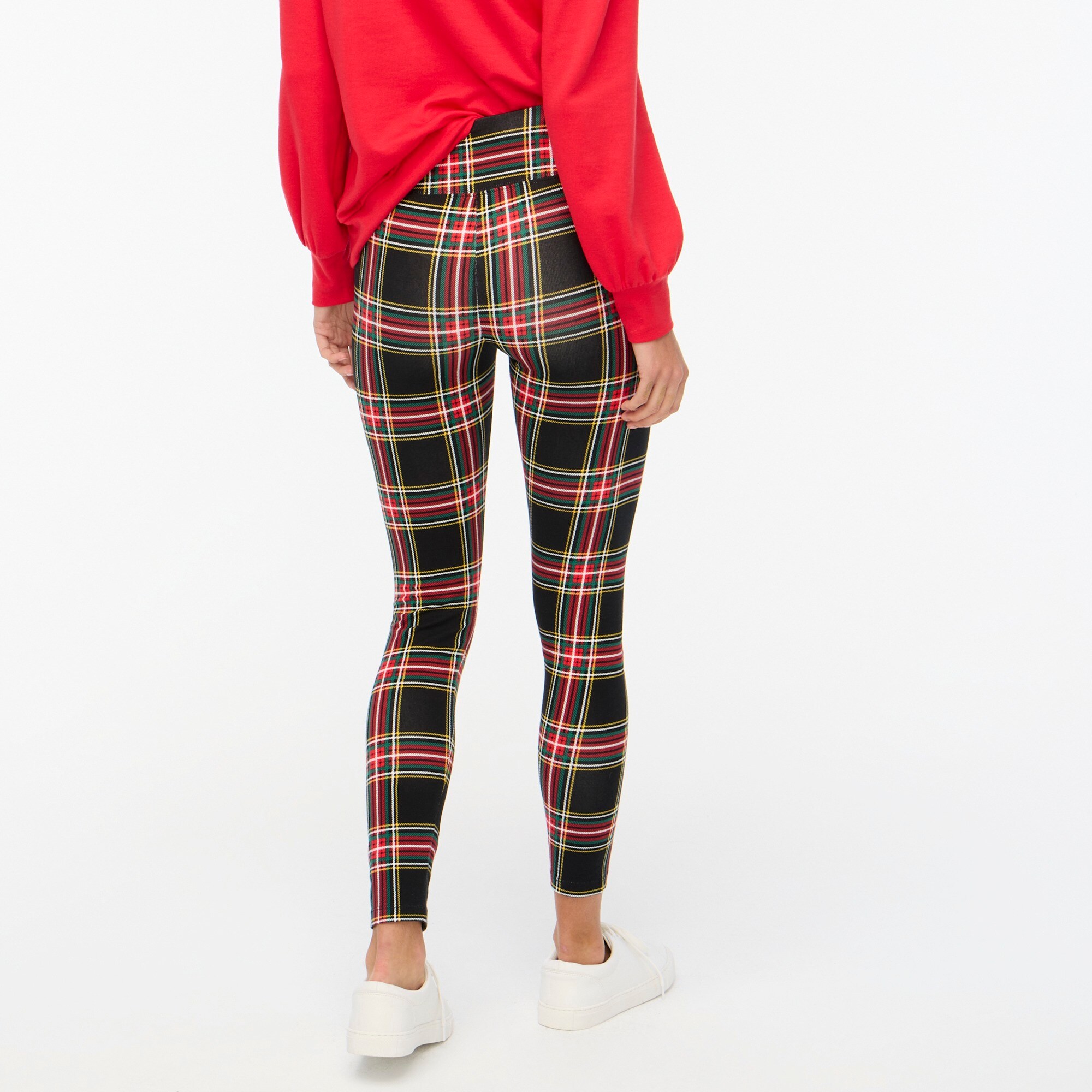 Factory Holiday Tartan Leggings For Women