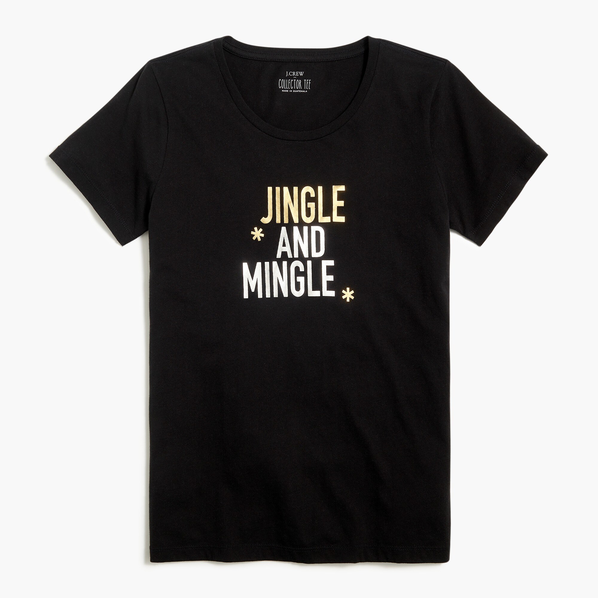 "Jingle and mingle" graphic tee