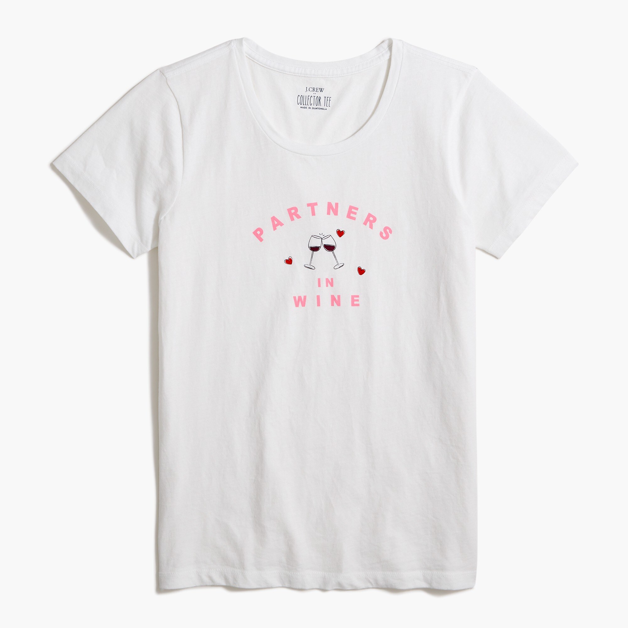 "Partners in wine" graphic tee