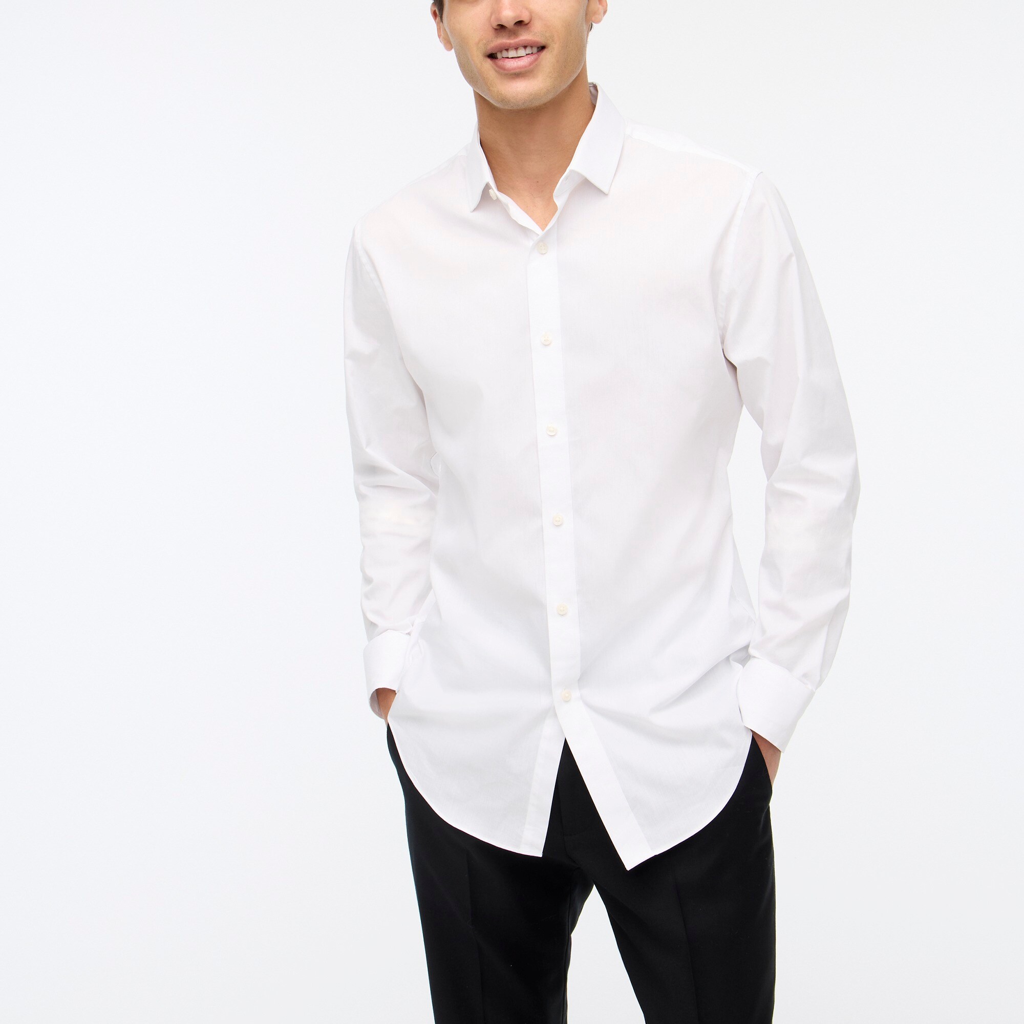 Slim performance dress shirt