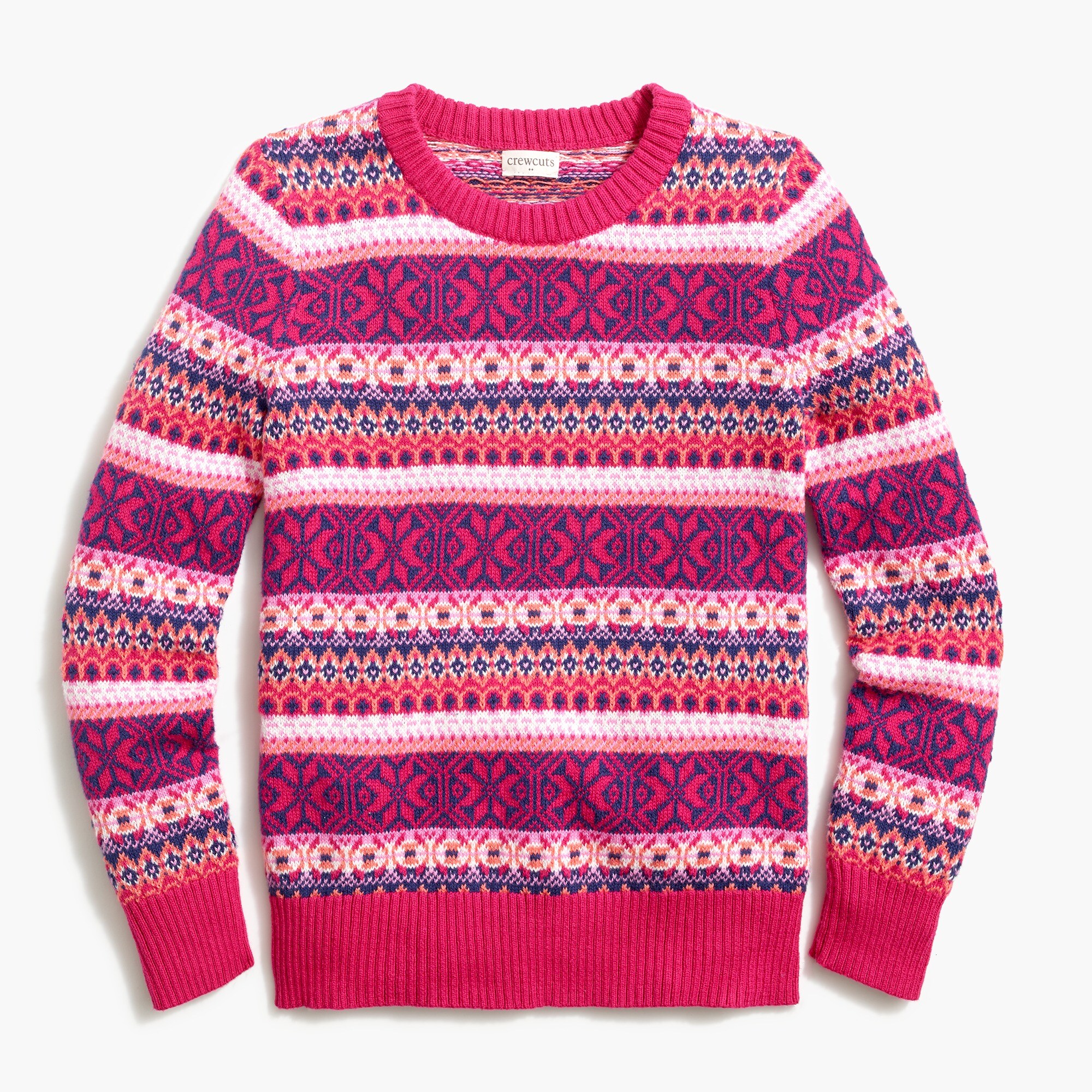 girls fair isle sweater