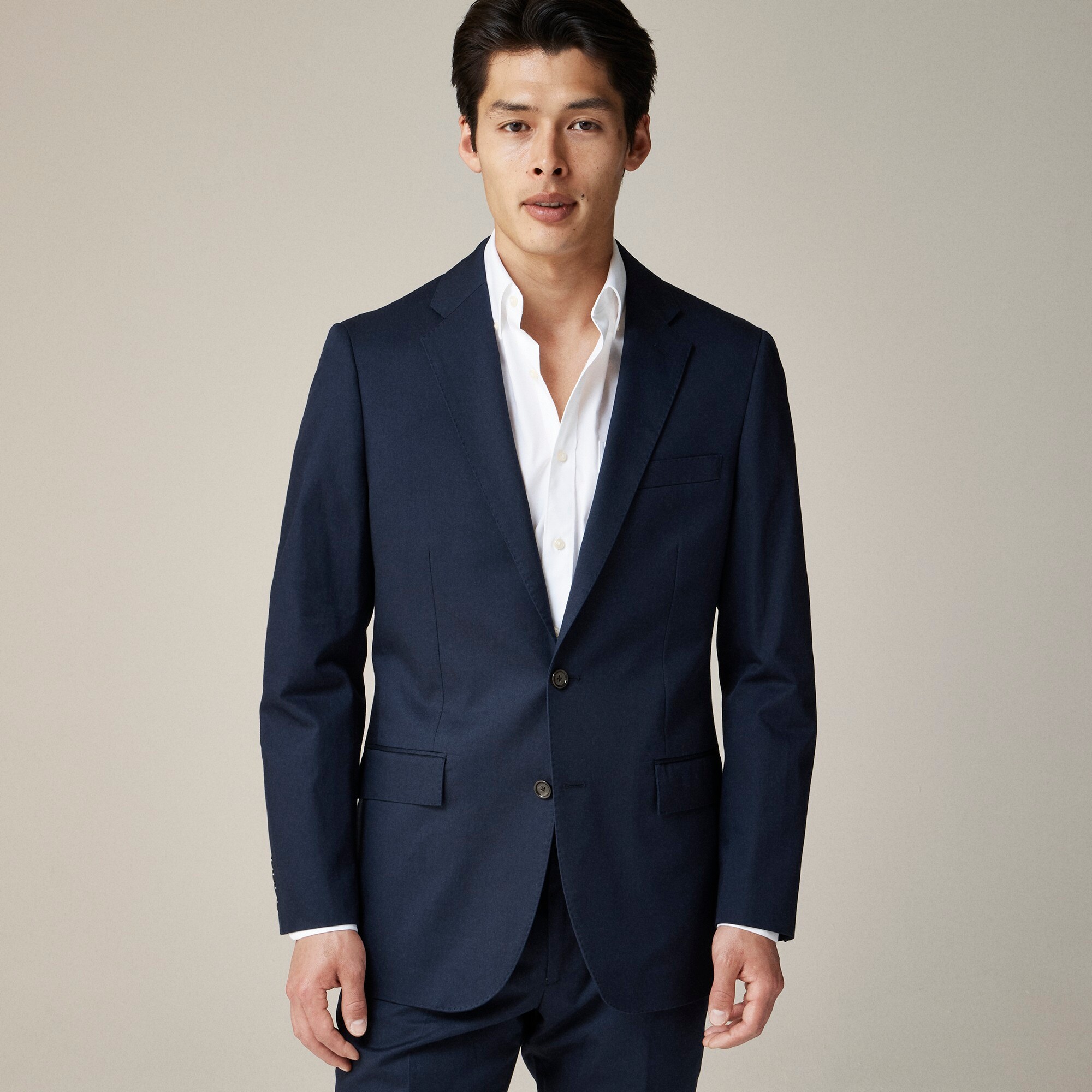 Ludlow Slim-fit suit jacket in Italian chino
