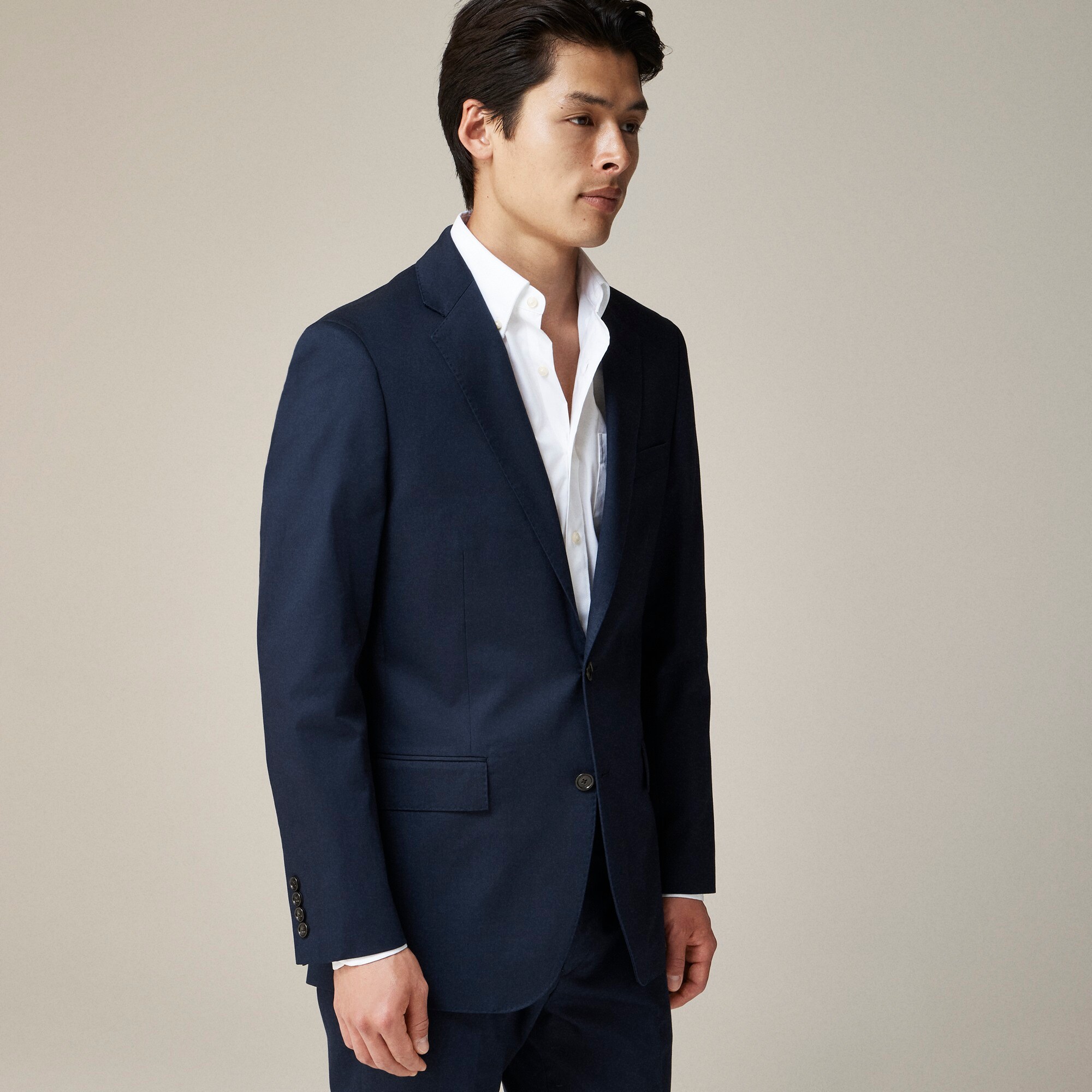Ludlow Slim-fit suit jacket in Italian chino
