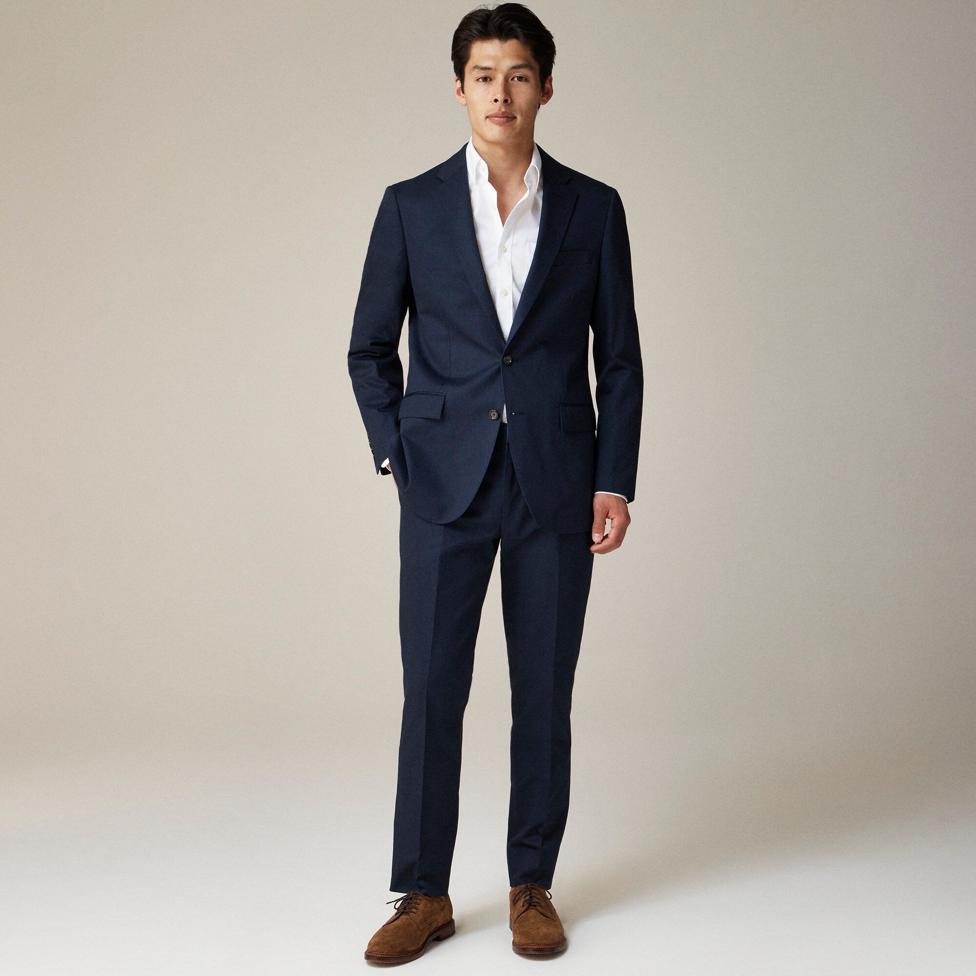 Ludlow Slim-fit suit jacket in Italian chino
