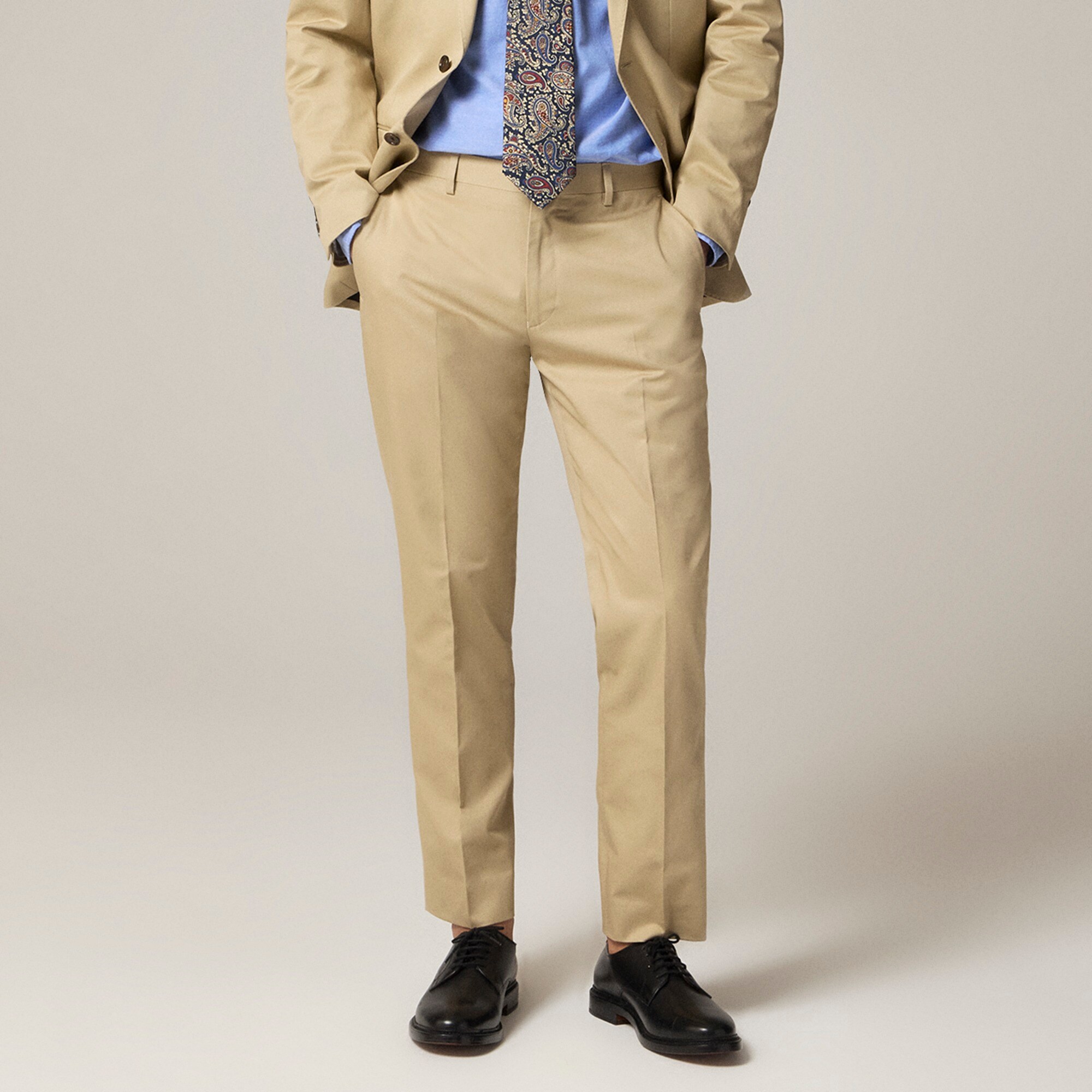 mens Ludlow Slim-fit suit pant in Italian chino