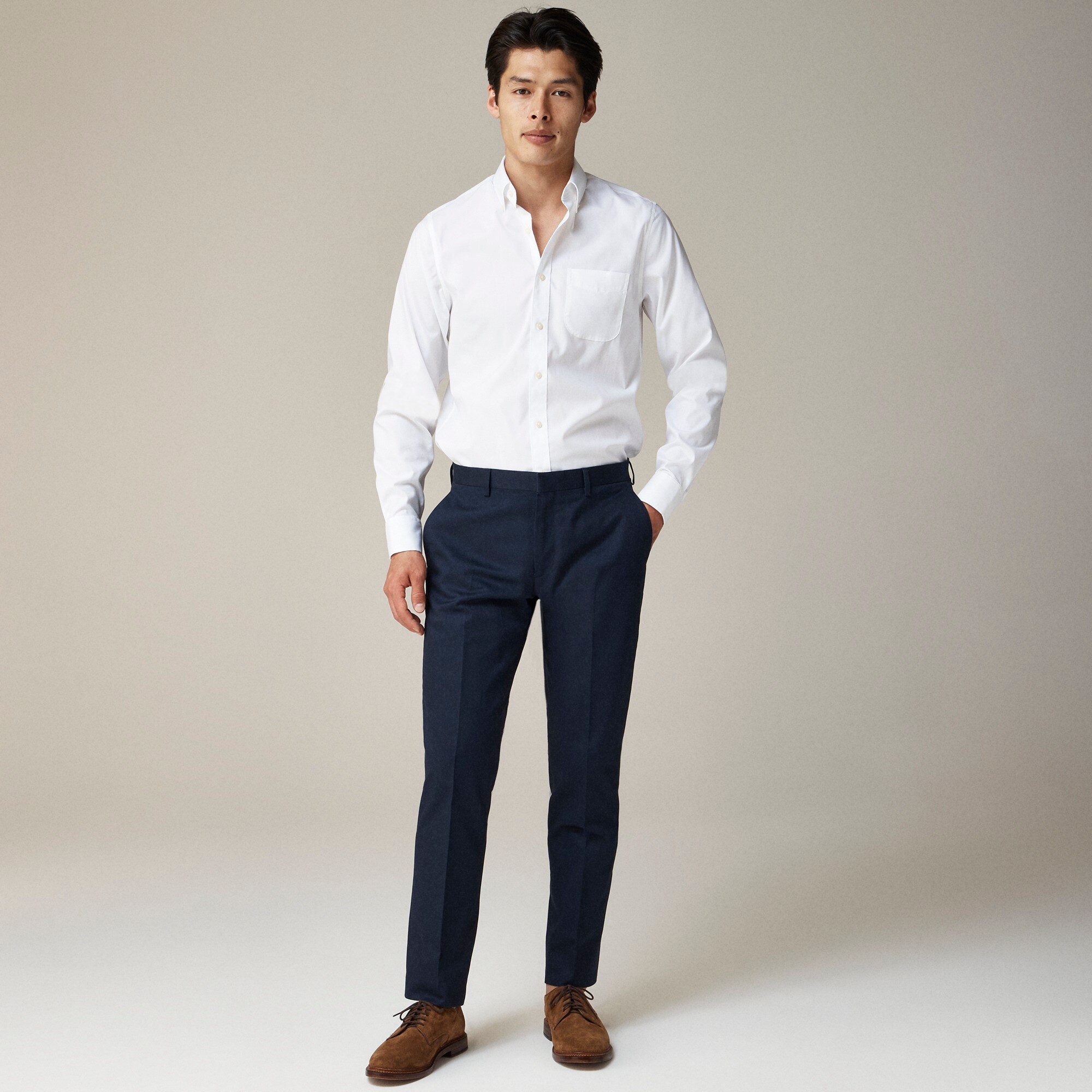 Ludlow Slim-fit suit pant in Italian chino