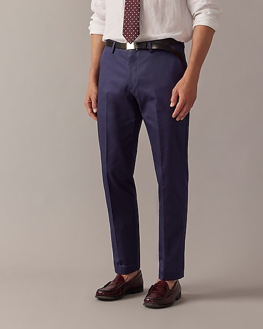 mens Ludlow Slim-fit suit pant in Italian chino