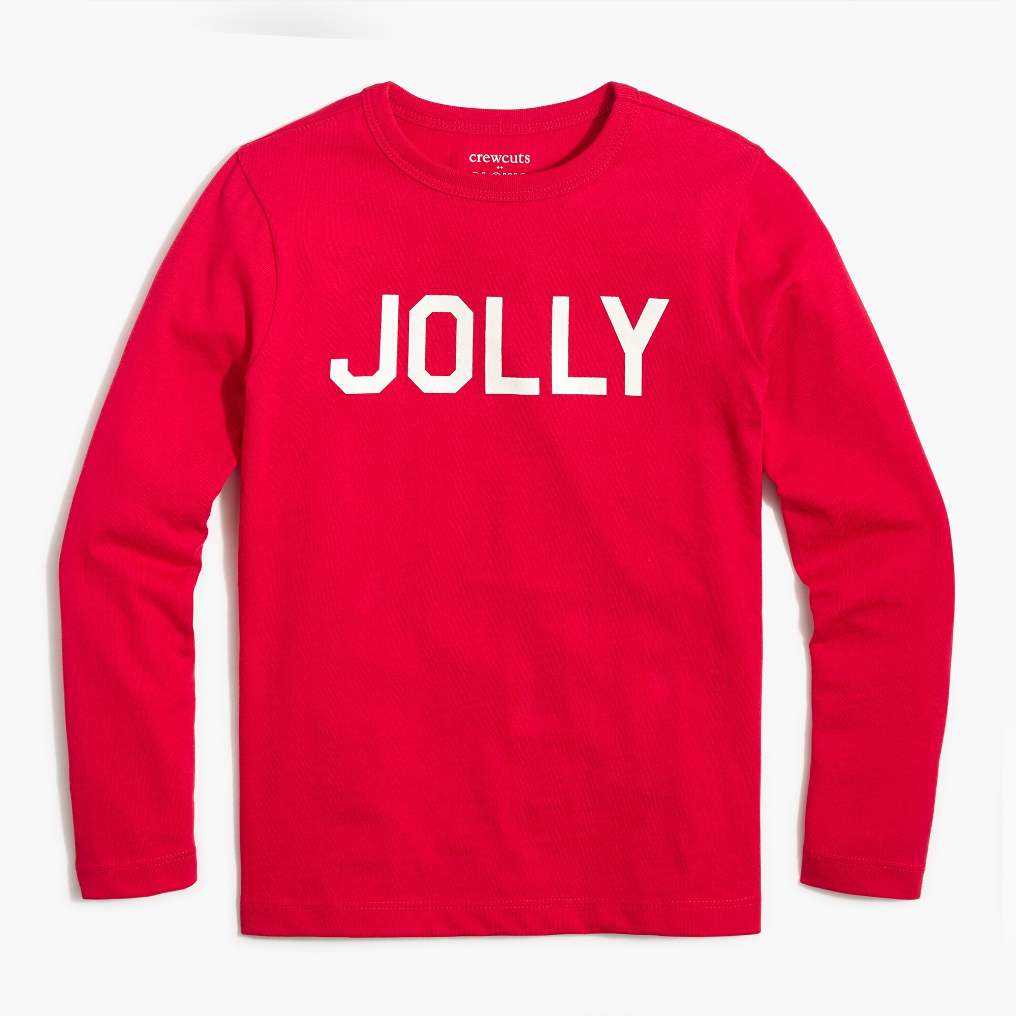 boys' long-sleeve glow-in-the-dark "jolly" graphic tee for boys
