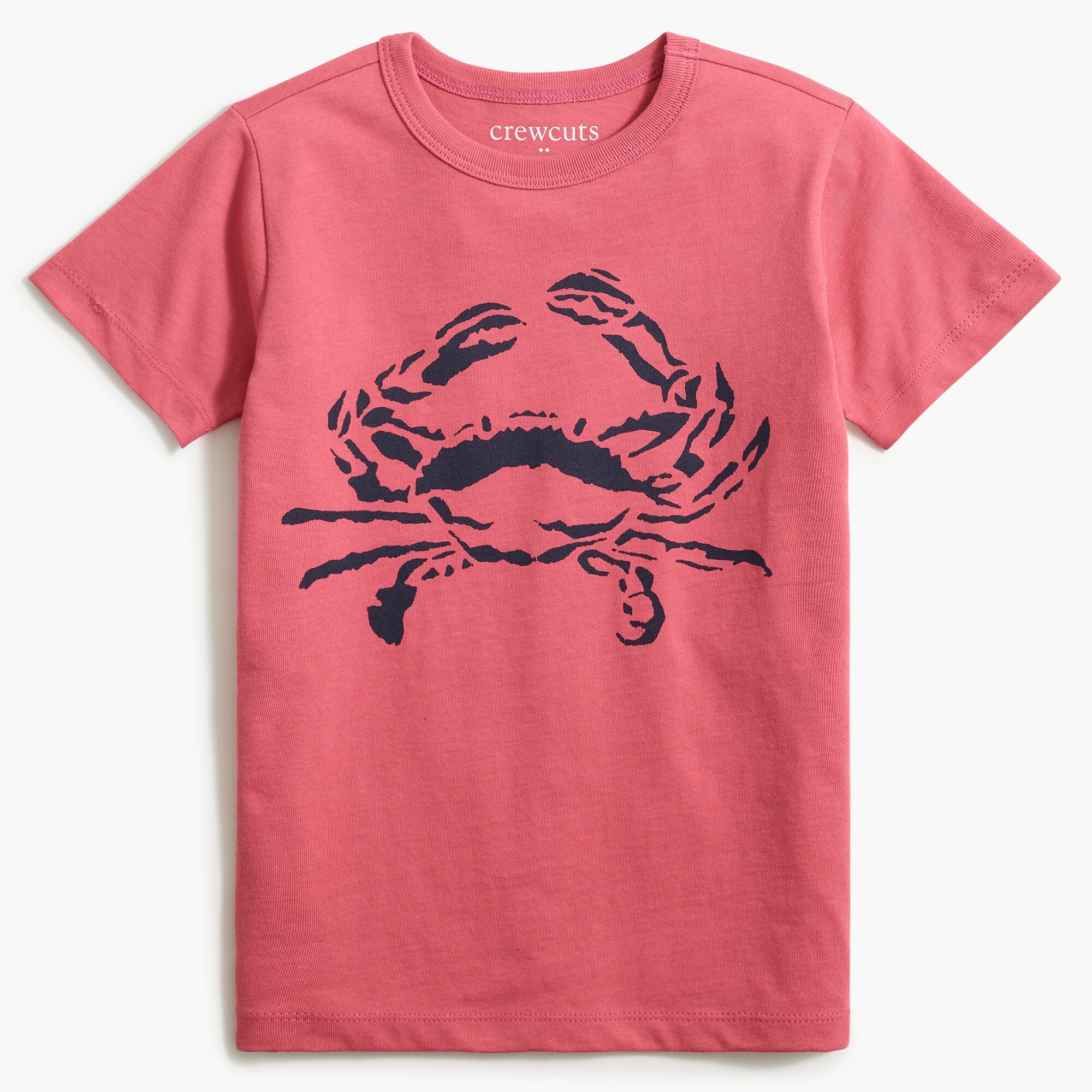 kids' short-sleeve crab graphic tee for boys