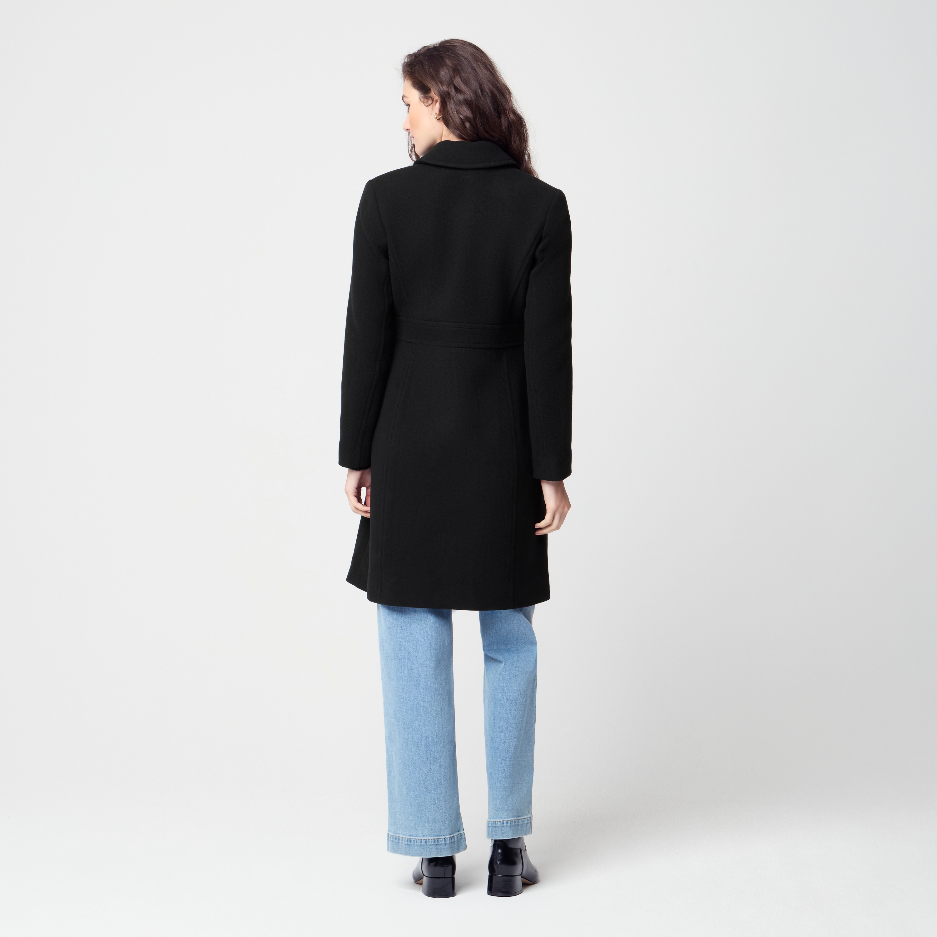 Wool-blend Lady Day Coat For Women | Factory