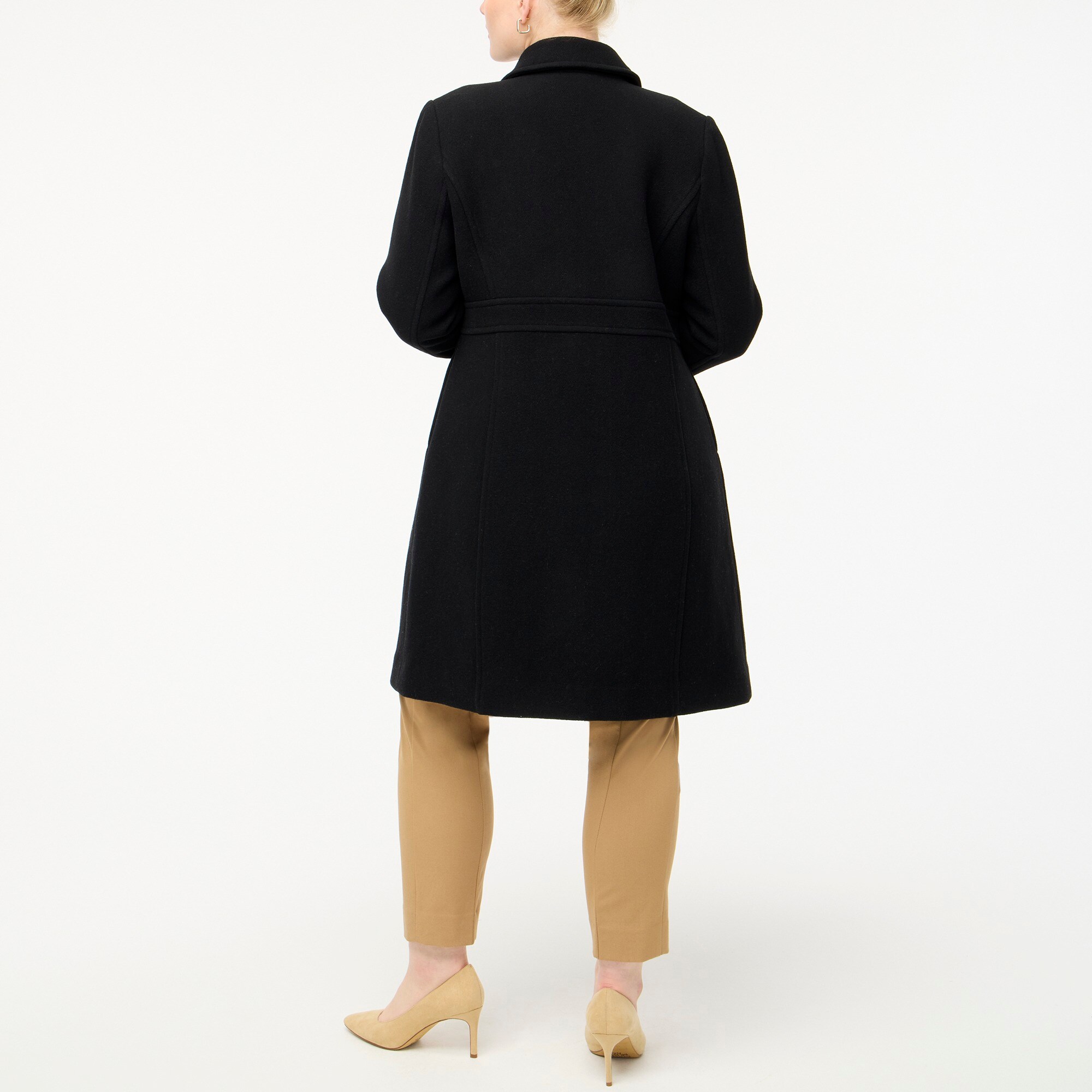 Wool-blend Lady Day Coat For Women | Factory