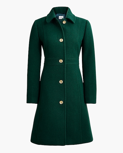  Wool-blend lady day coat
