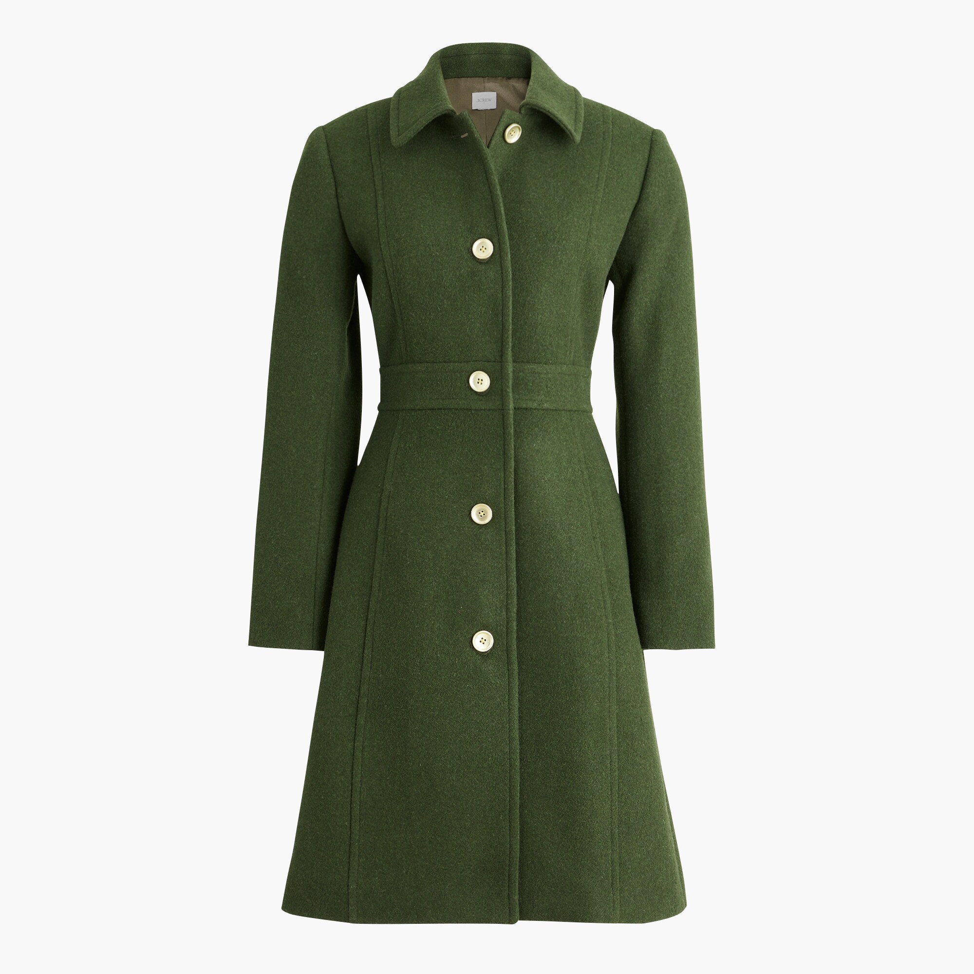 Wool-blend lady day coat