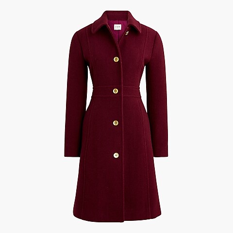  Petite wool-blend lady coat