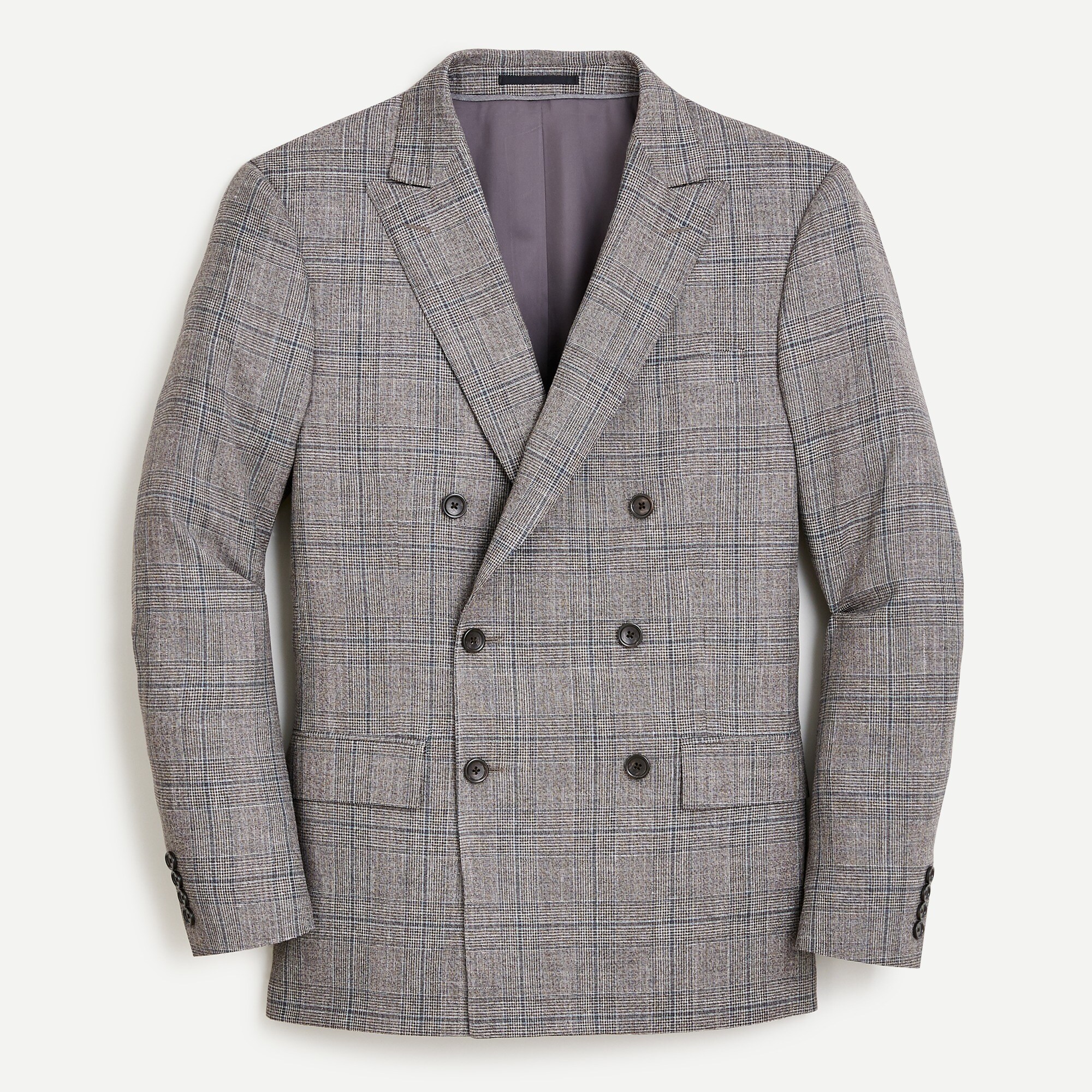 Ludlow Slim-fit suit jacket in Italian wool-silk-linen