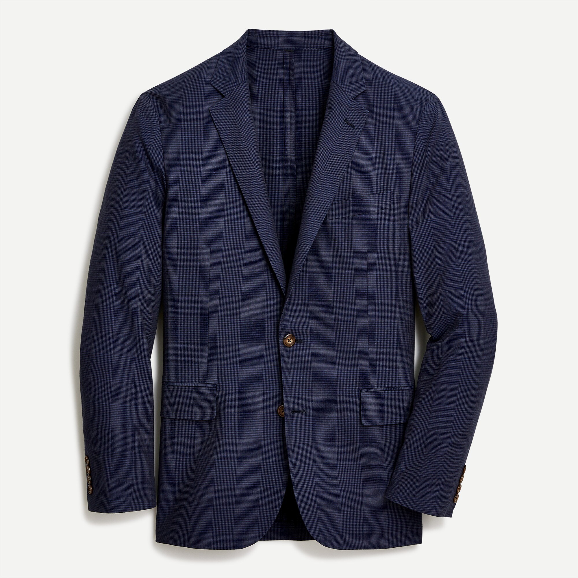 Ludlow Slim-fit suit jacket in Portuguese cotton-linen