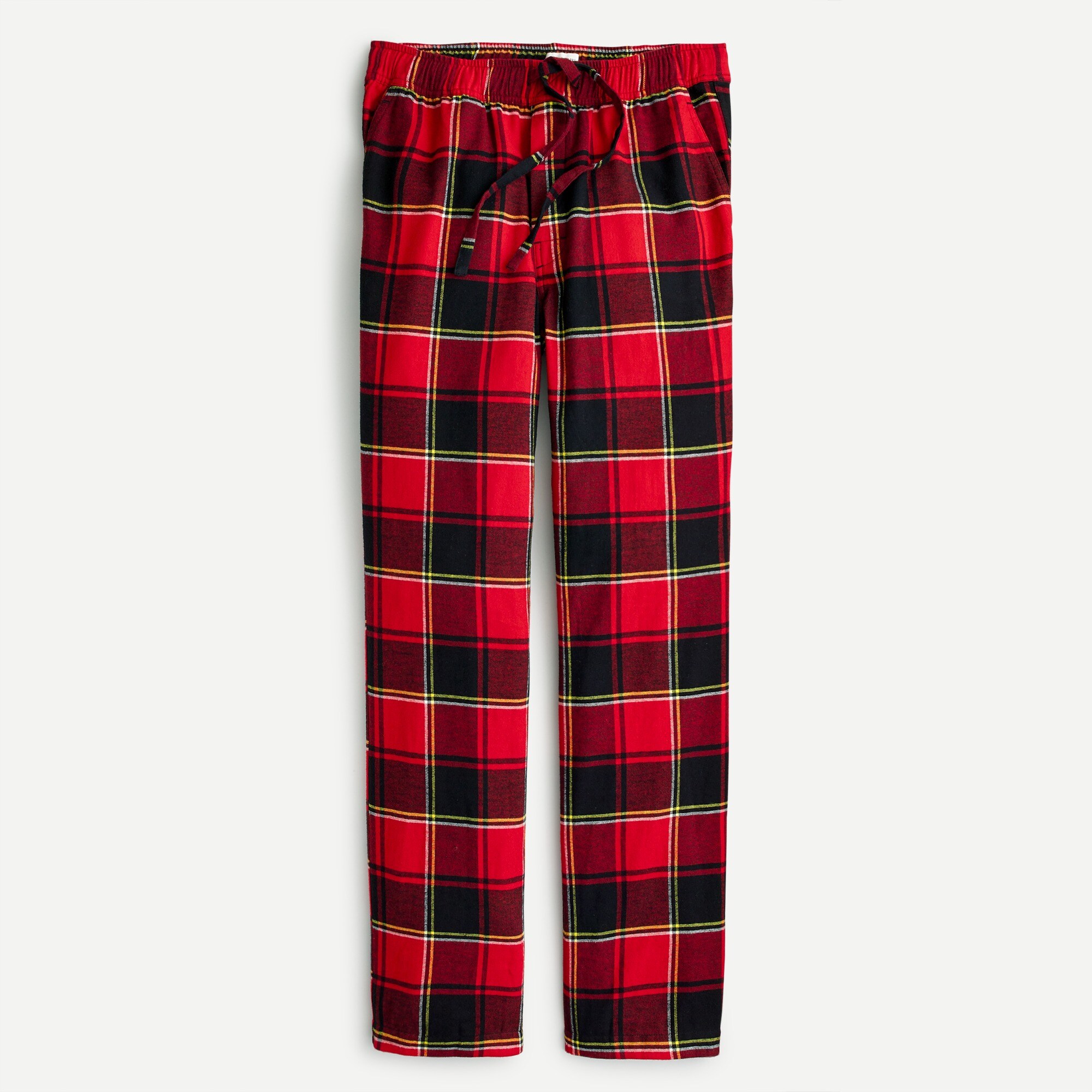 Pajama pant in flannel plaid
