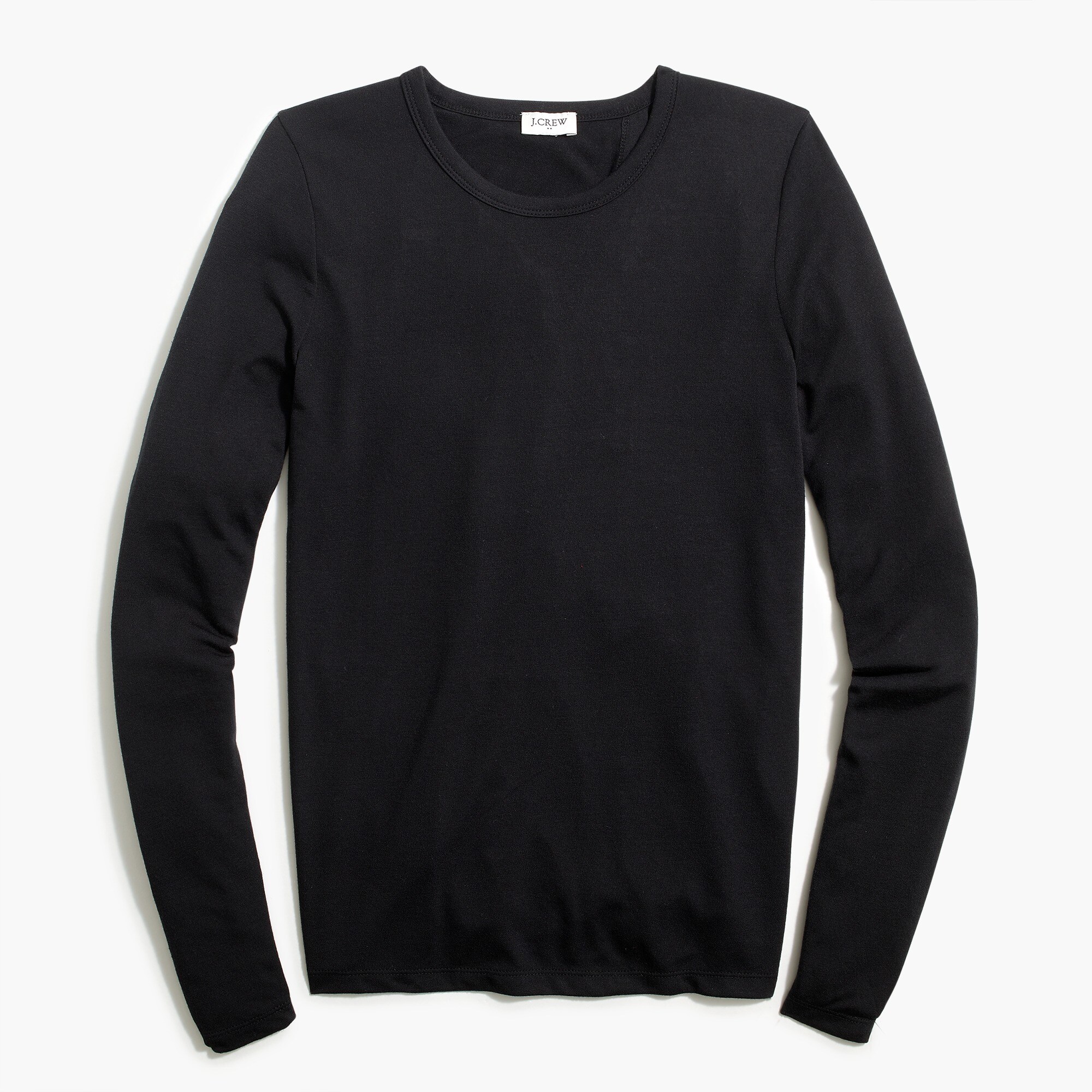 Long-sleeve athleisure tie-back tee