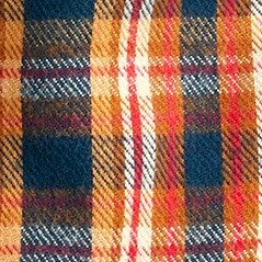 Midweight flannel workshirt in plaid LILY ORANGE NAVY j.crew: midweight flannel workshirt in plaid for men