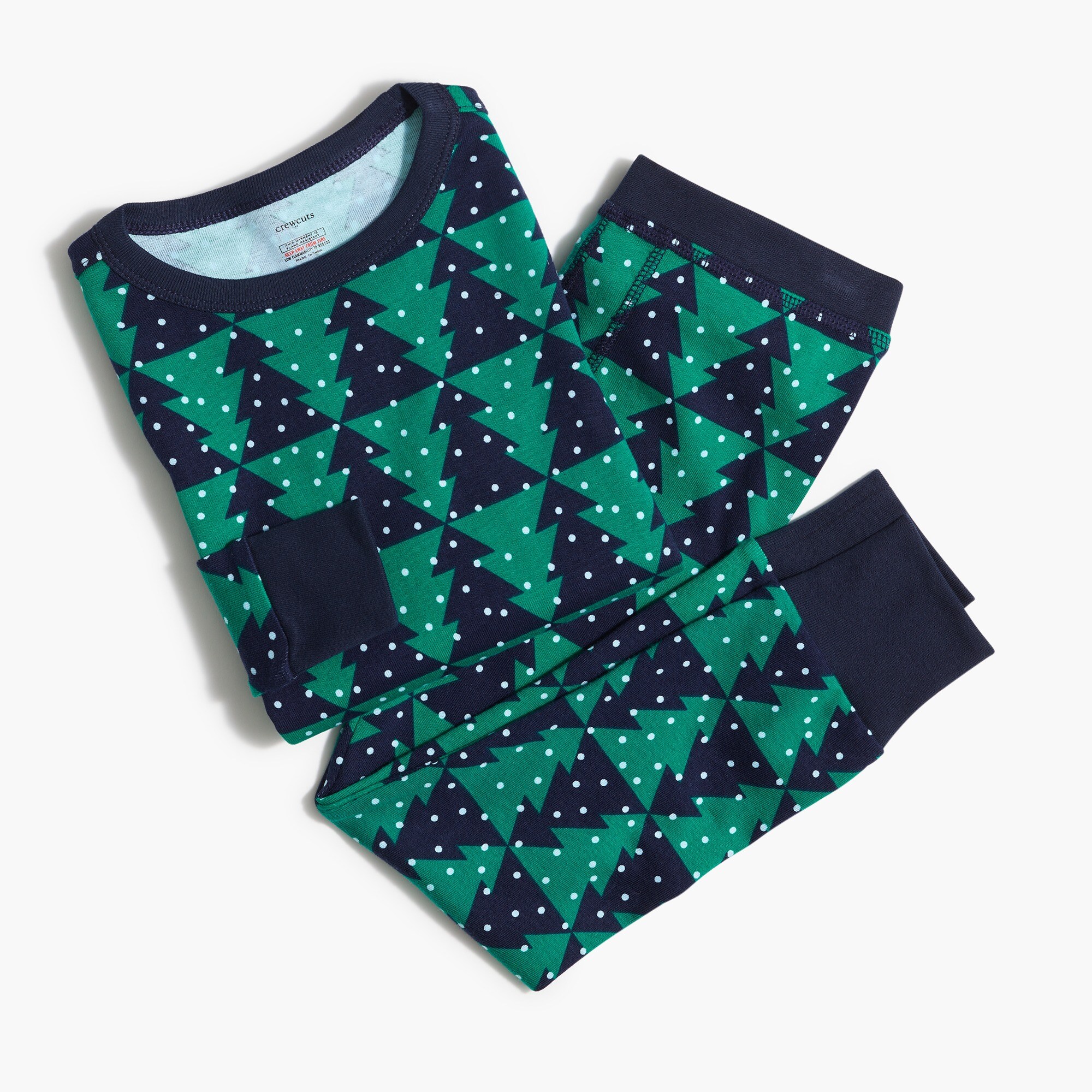 Boys' winter trees cotton sleep set