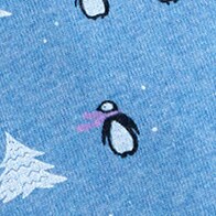 Girls' long-sleeve pajama set in penguin forest print HTHR BLUE MULTI j.crew: girls' long-sleeve pajama set in penguin forest print for girls