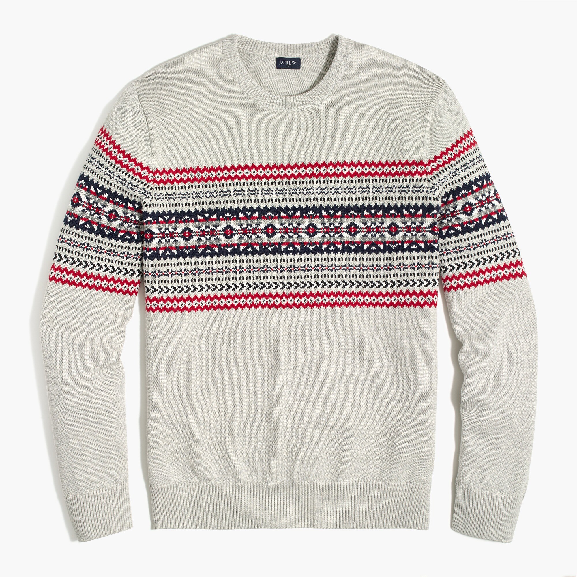 Cotton Fair Isle sweater