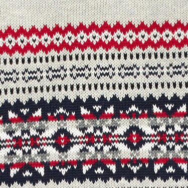 Cotton Fair Isle sweater GREY SILAS FAIRISLE factory: cotton fair isle sweater for men