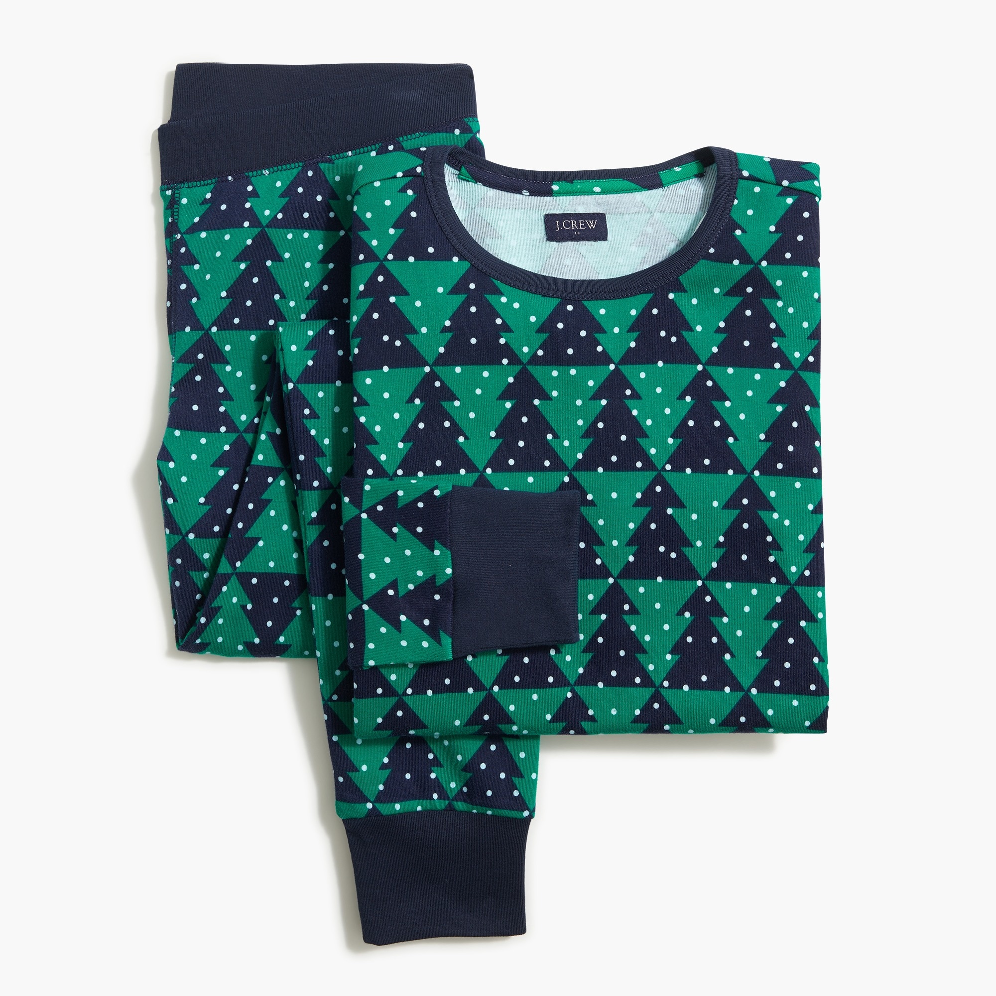 women's winter trees cotton sleep set for women