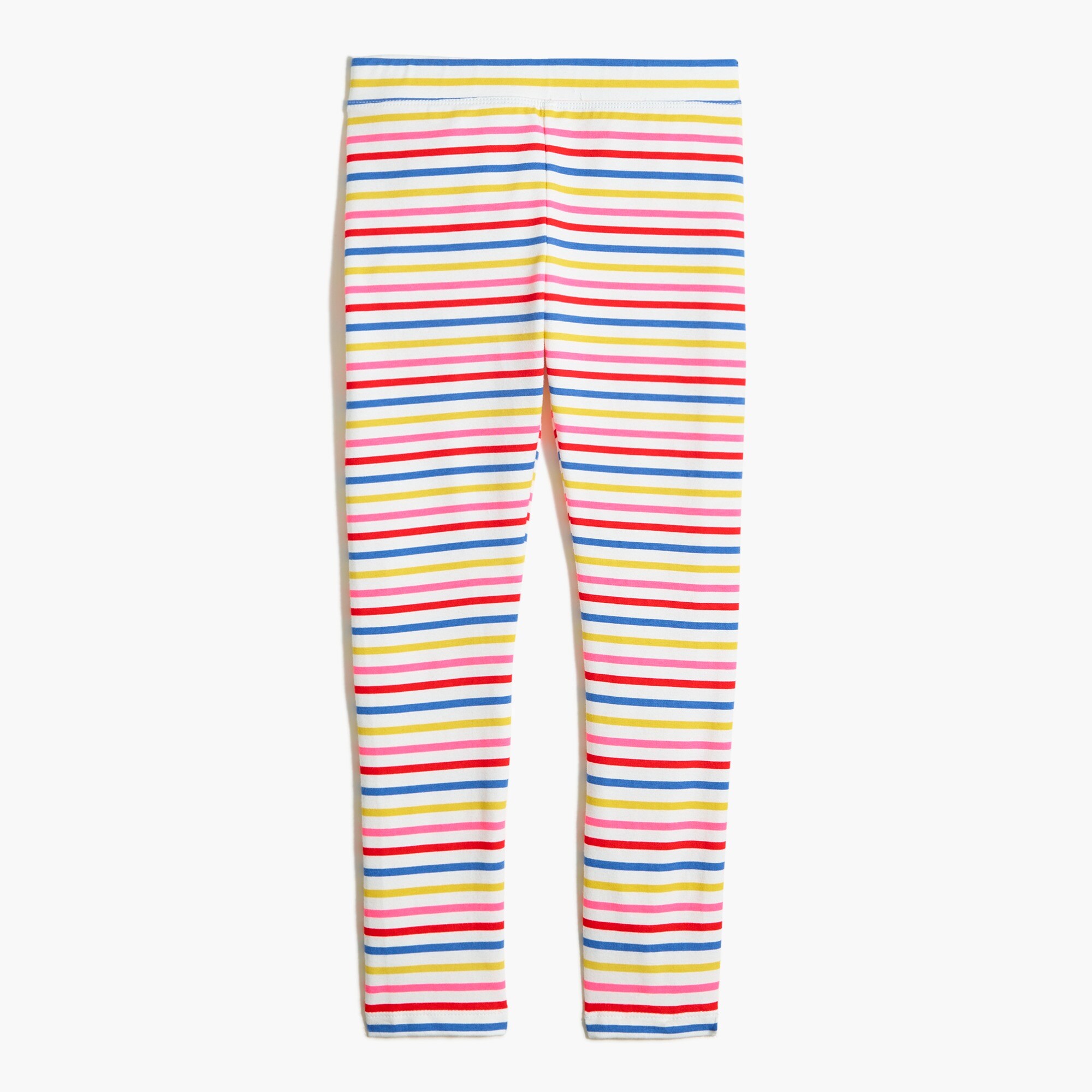 Girls' multicolor-stripe leggings