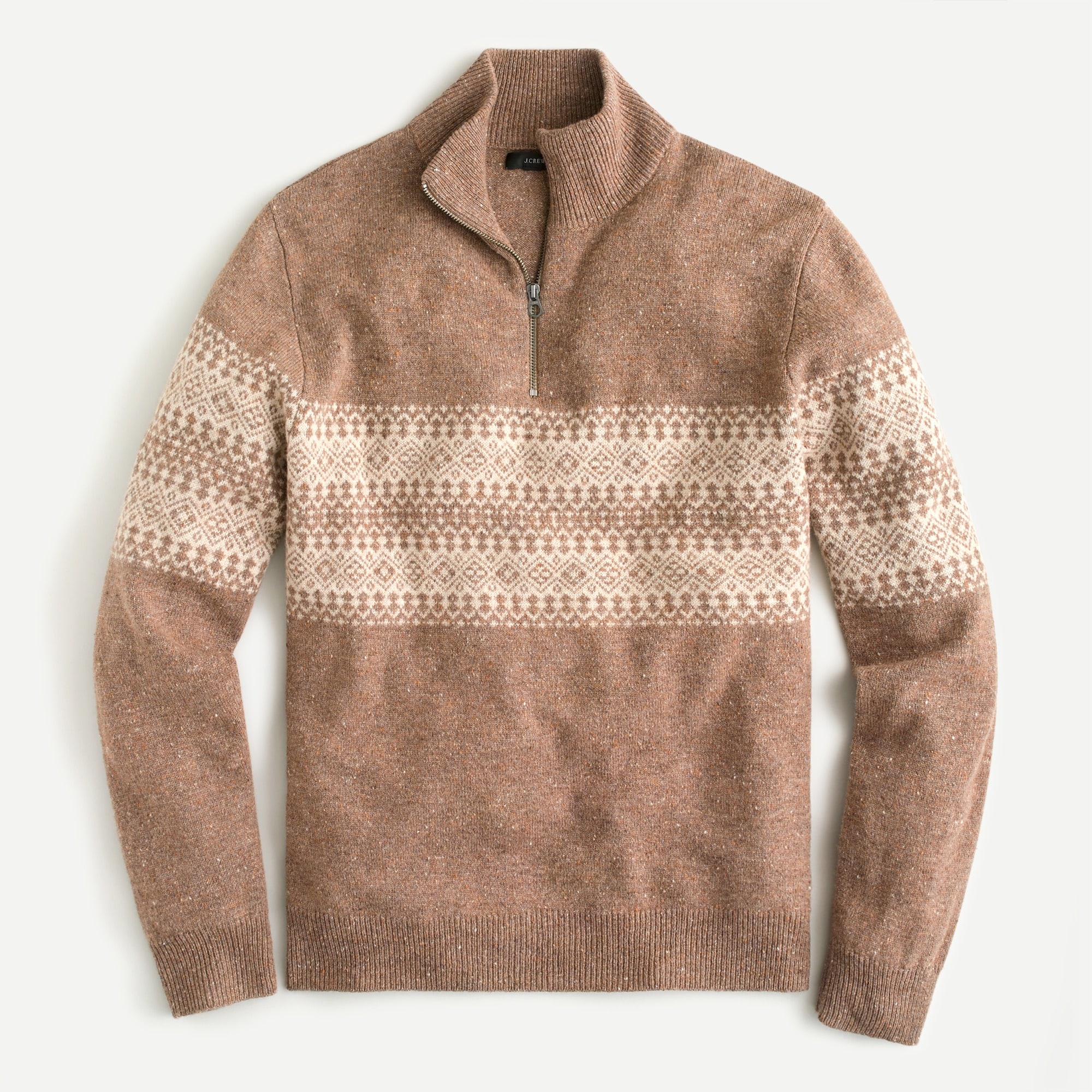 half zip up sweater
