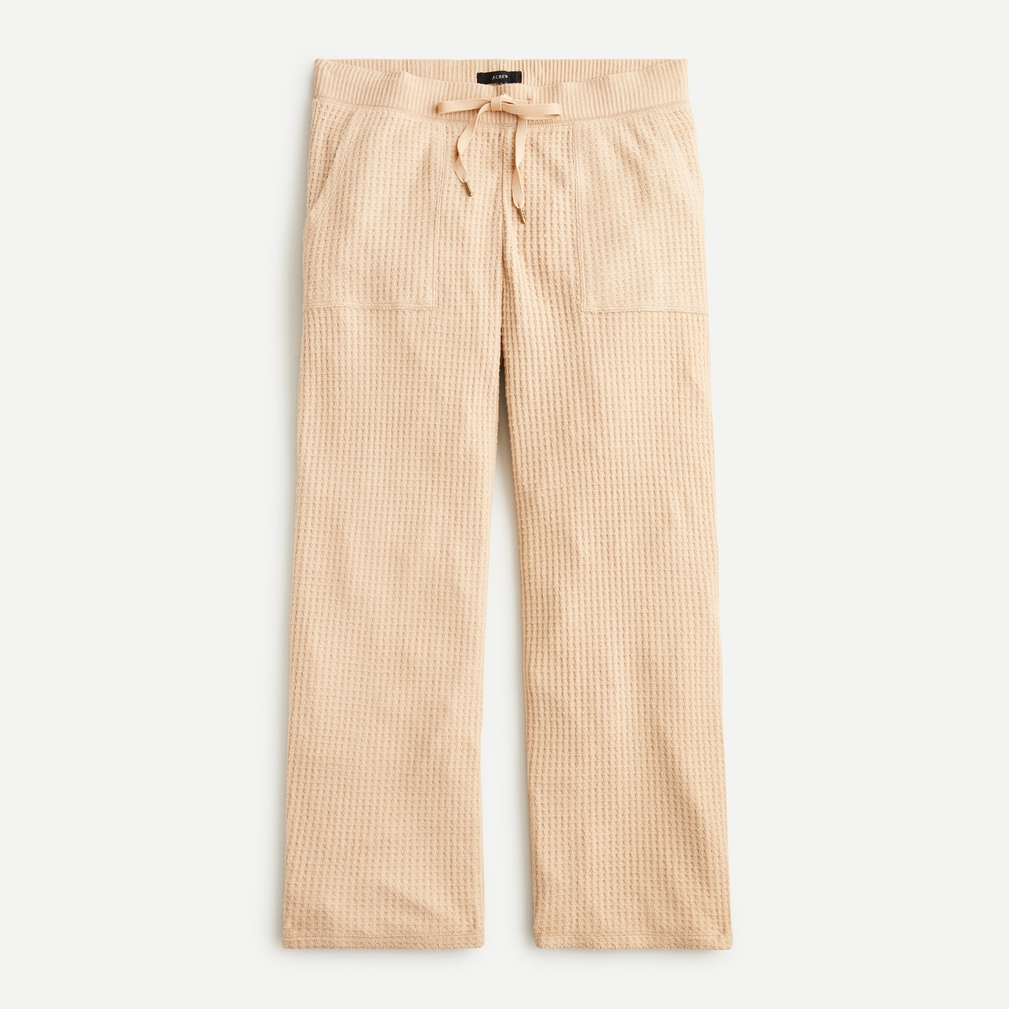 Supercozy waffle wide-leg pant