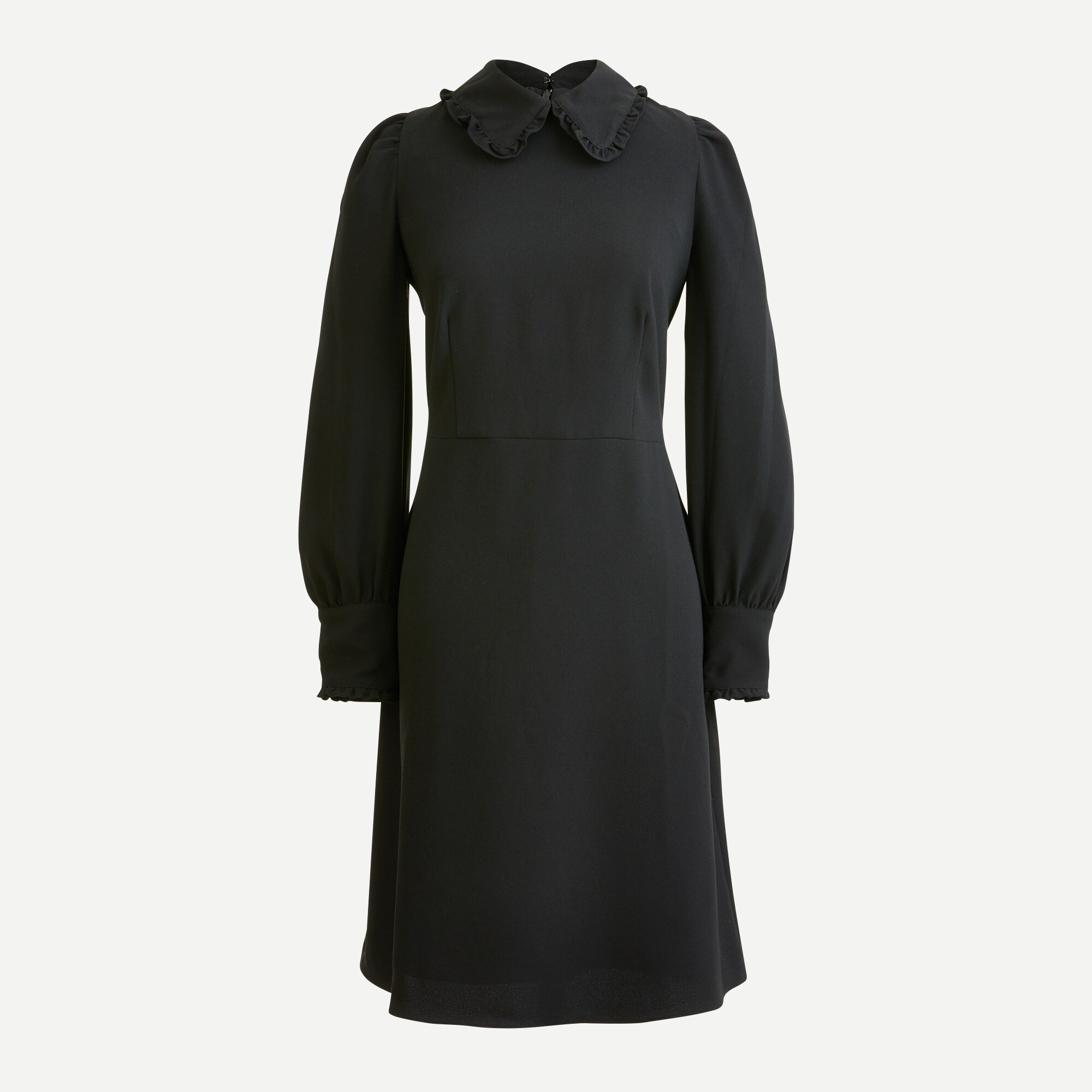 J.Crew: A-line Dress With Ruffle Collar For Women
