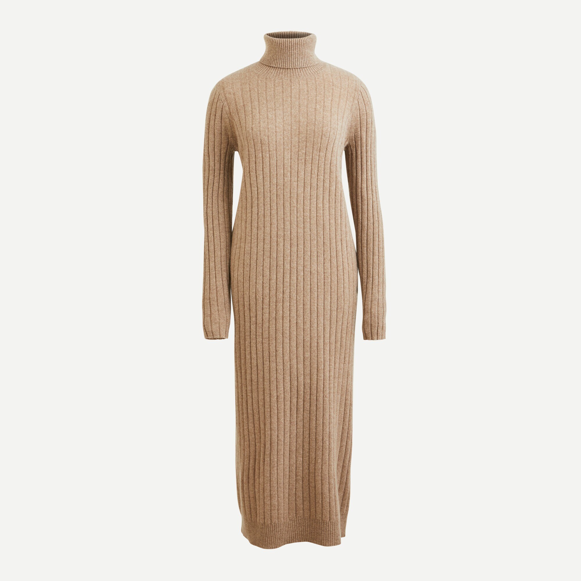 Cashmere turtleneck sweater-dress