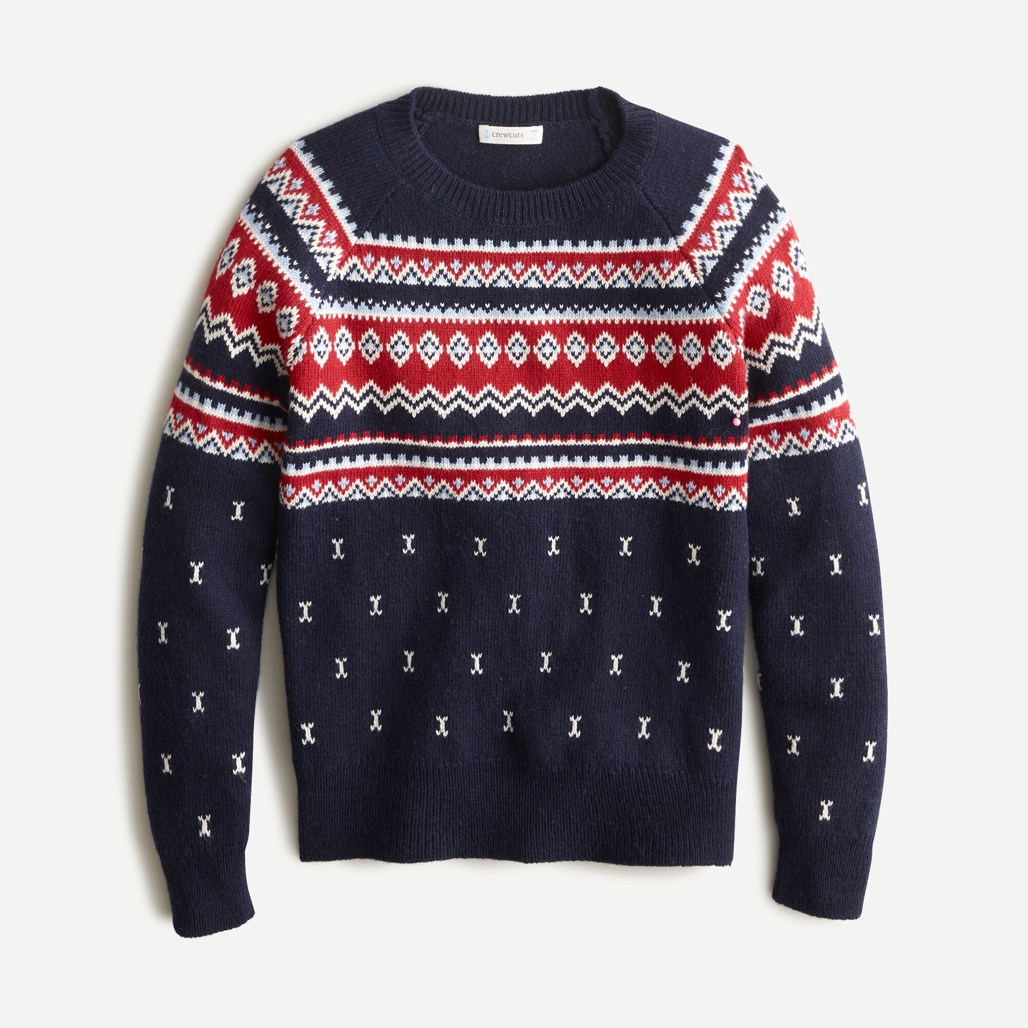 Kids' Fair Isle Crewneck Sweater For Boys | J.Crew