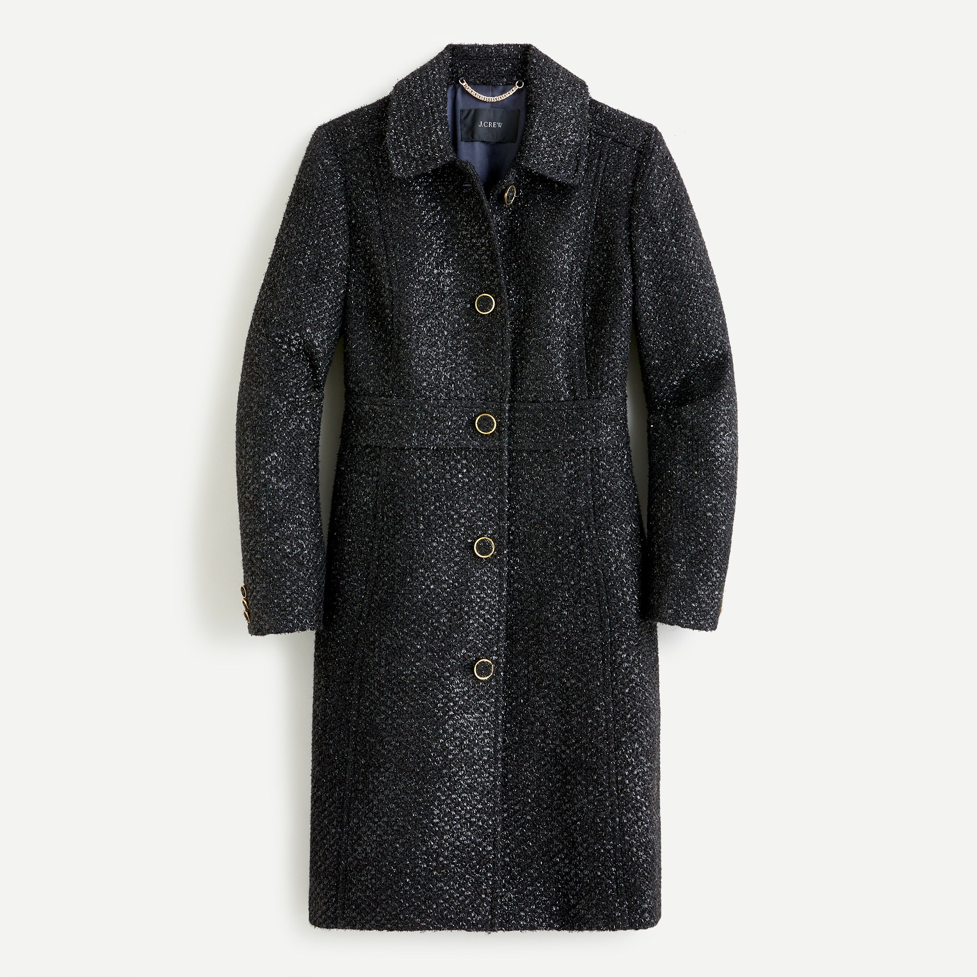 Lady Day Coat In Shimmer Tweed For Women | J.Crew