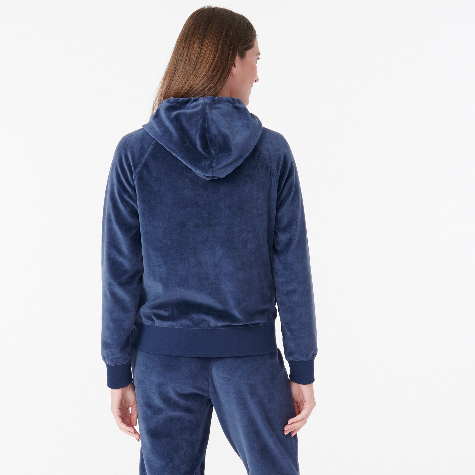 j crew velour lined hoodie