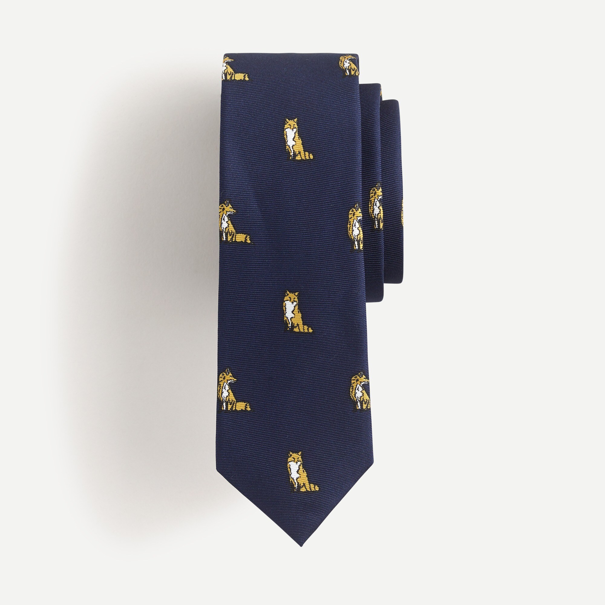 Boys' tie in fox print
