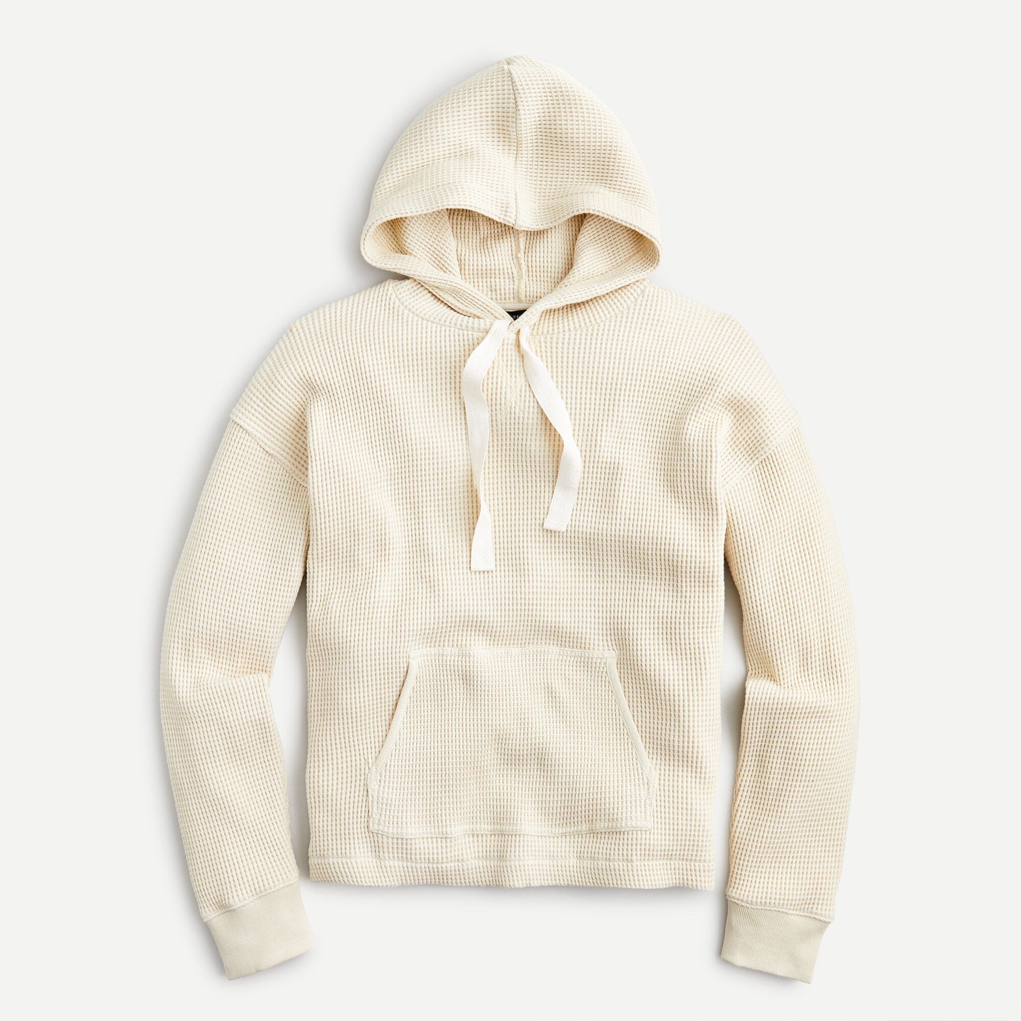 Waffle pullover hoodie